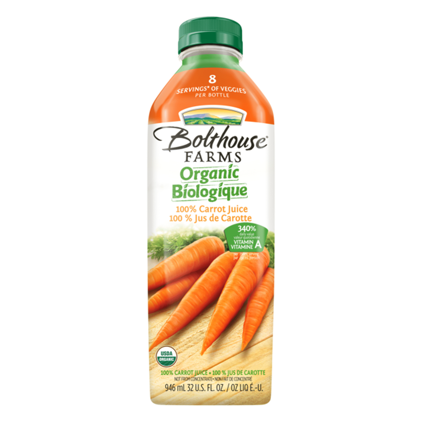 Bolthouse Farms 100 Organic Carrot (946 ml) Delivery or Pickup Near Me