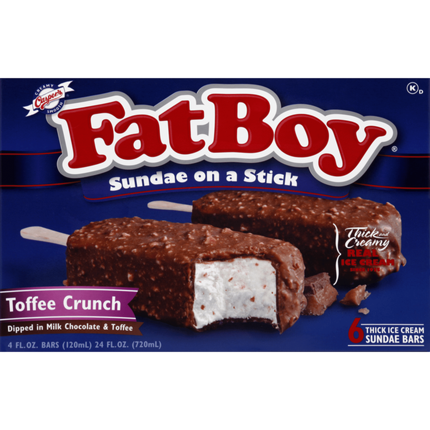 FatBoy Sundae on a Stick, Toffee Crunch (6 each) Delivery or Pickup ...