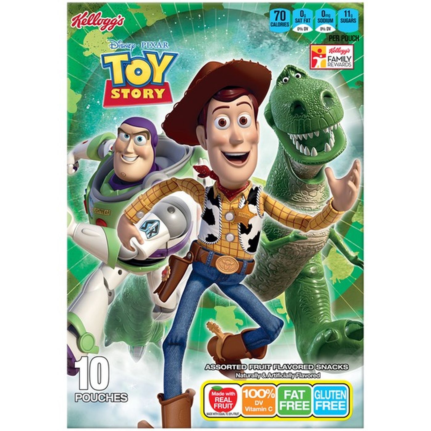 Fruit by the Foot Disney/Pixar Toy Story Fruit Flavored Snacks (0.45 oz ...