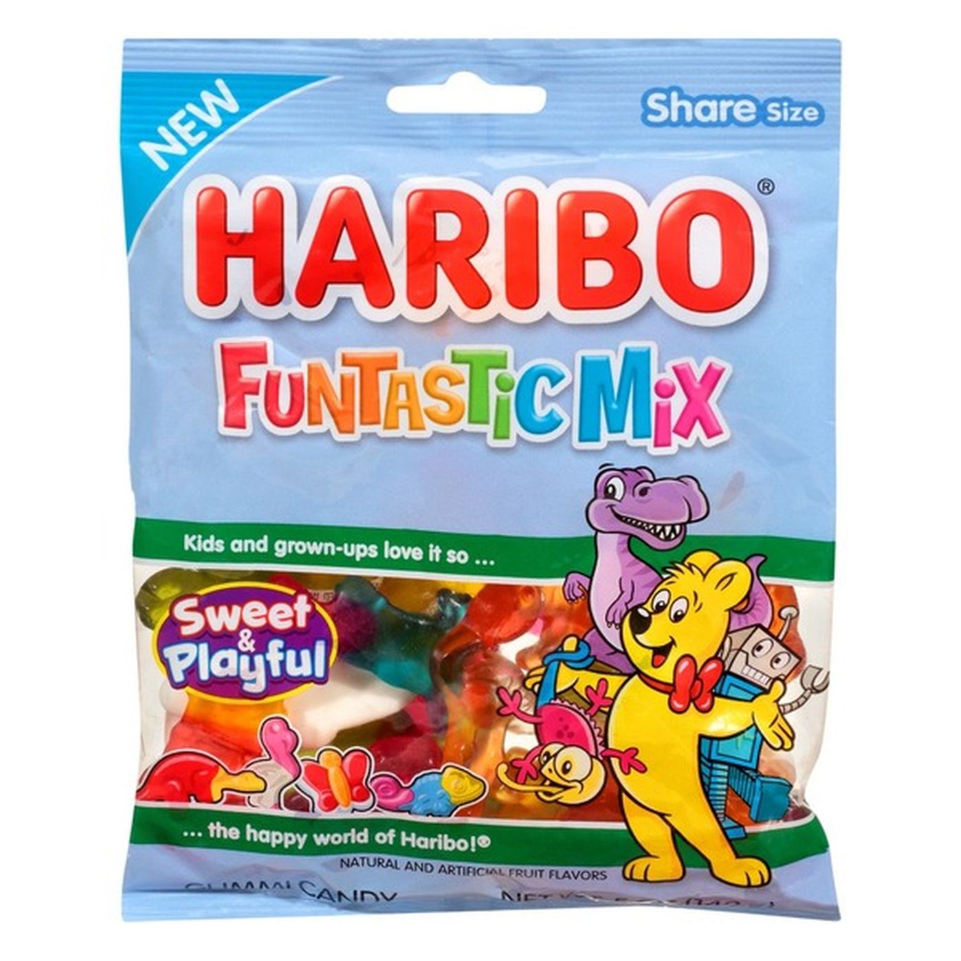 HARIBO Goldbears Gummi Candy, Funtastic Mix, Share Size (5 Oz) Delivery ...