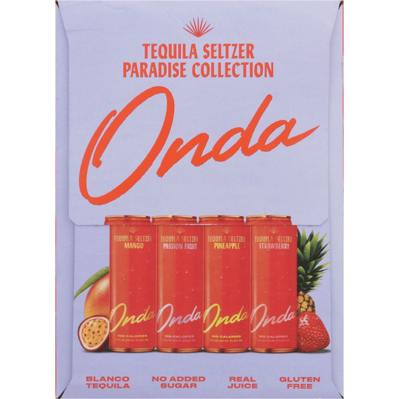 Onda Tequila Seltzer, Paradise Collection, 8-Pack (12 fl oz) Delivery