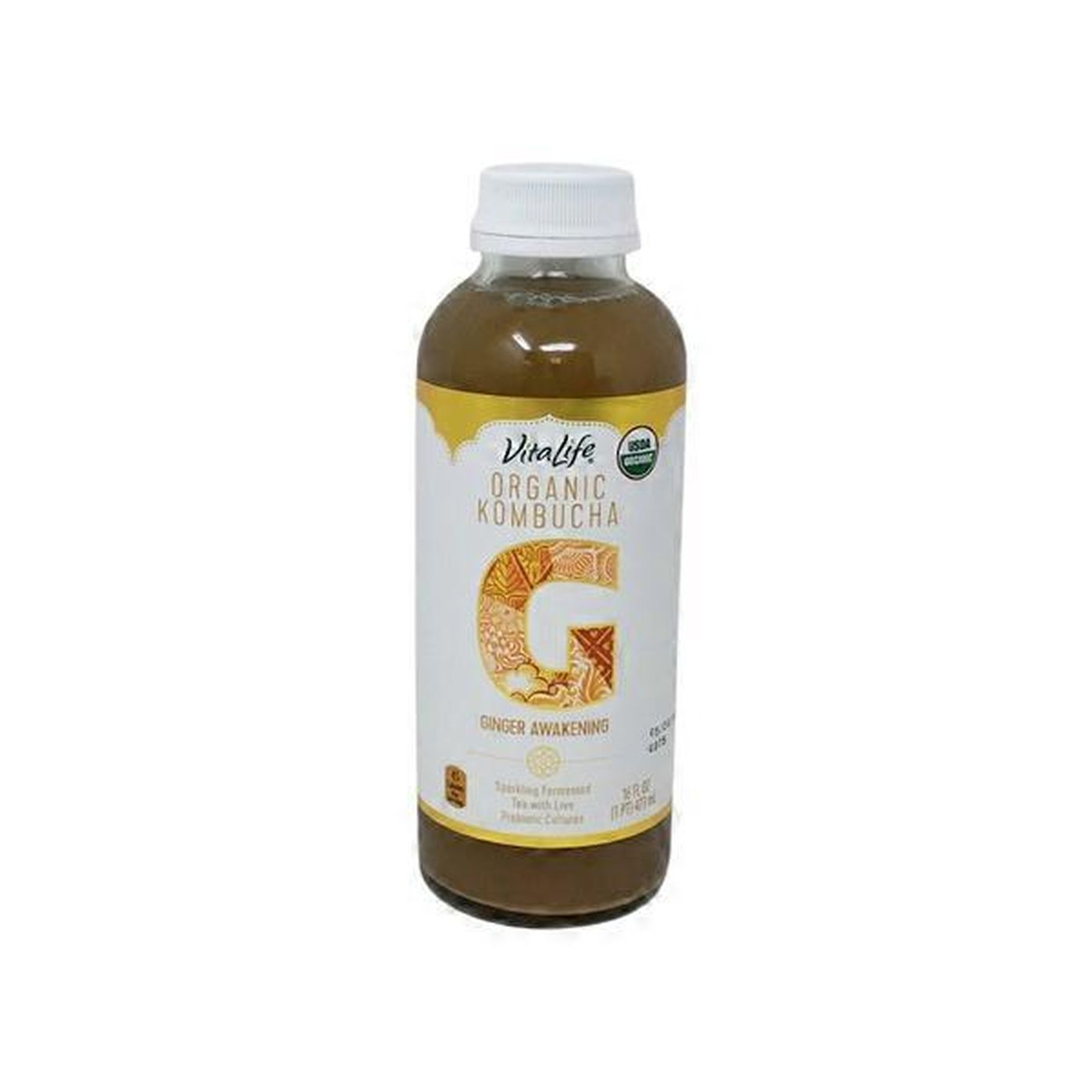 Vitalife Ginger Awakening Kombucha 16 Fl Oz Delivery Or Pickup Near