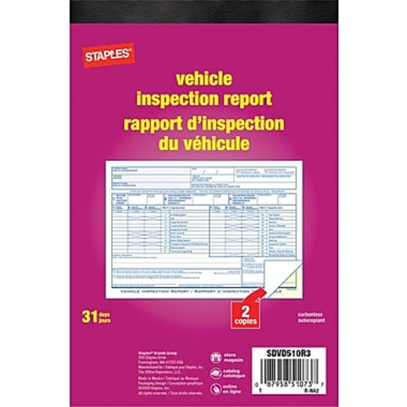 staples-carbonless-bilingual-vehicle-inspection-report-book-with-31-duplicates-each-delivery