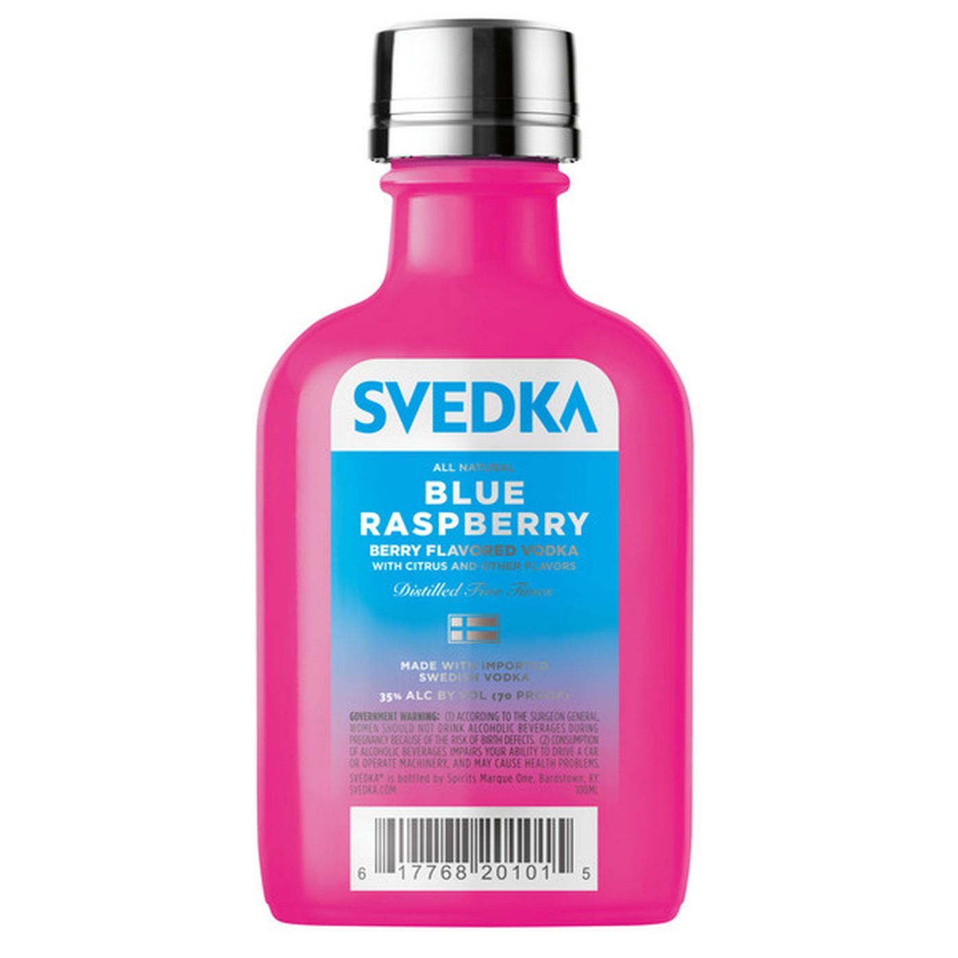 Svedka Blue Raspberry Flavored Vodka Plastic Bottle 100 Ml Delivery Or Pickup Near Me Instacart 2191