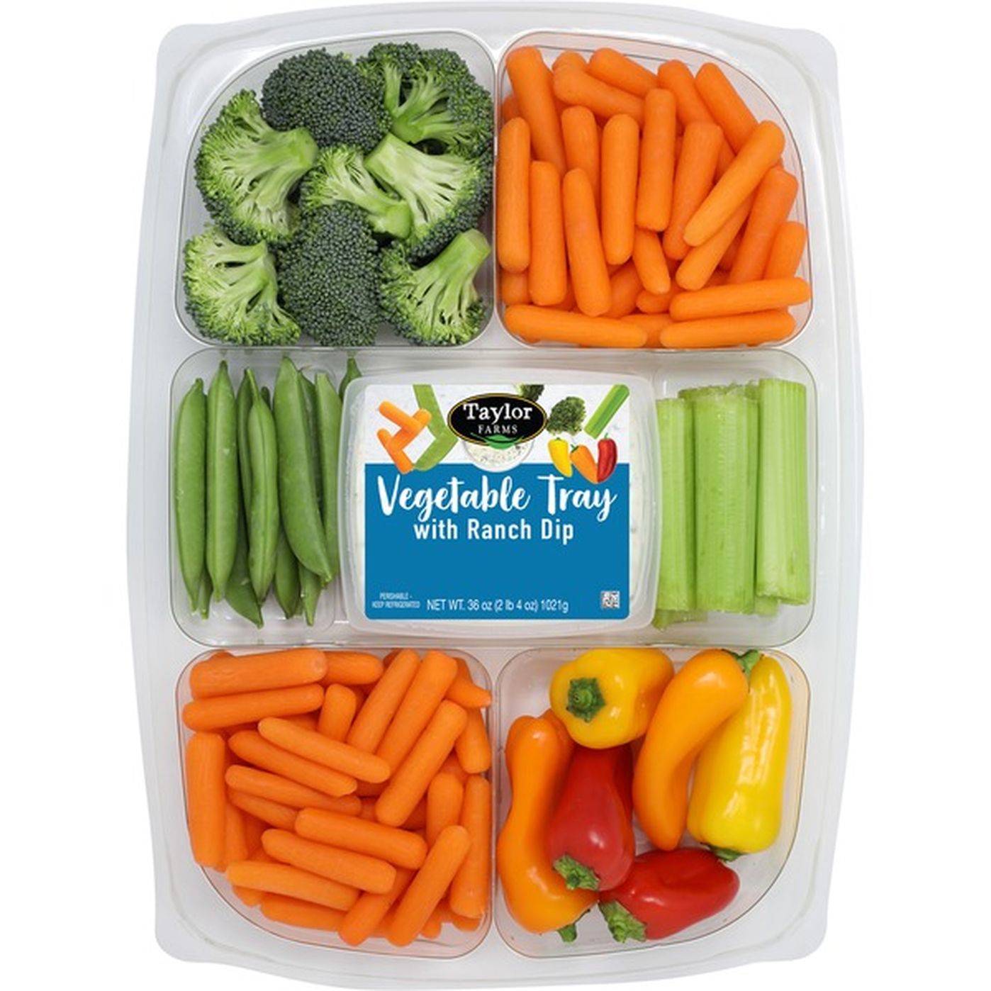 Taylor Farms Vegetable Tray With Ranch Dip (36 Oz) Delivery Or Pickup ...