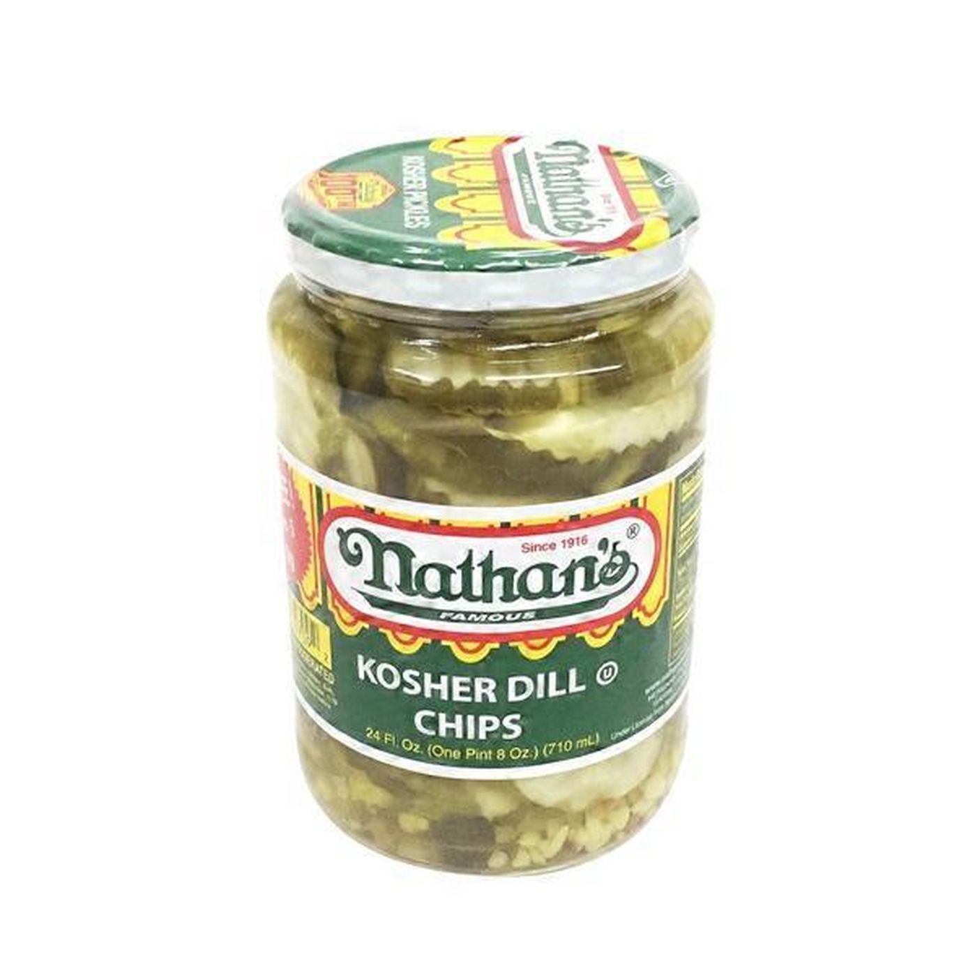 Nathan’s Famous Kosher Dill Chips (24 fl oz) Delivery or Pickup Near Me