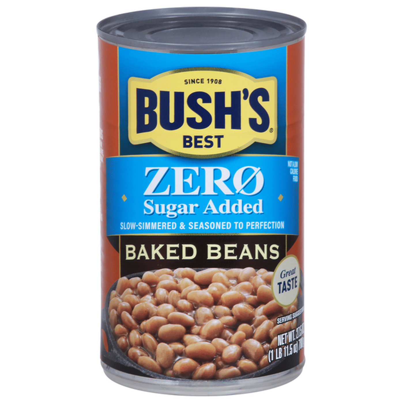 Bush's Best Zero Sugar Added Baked Beans (27.5 Oz) Delivery Or Pickup ...