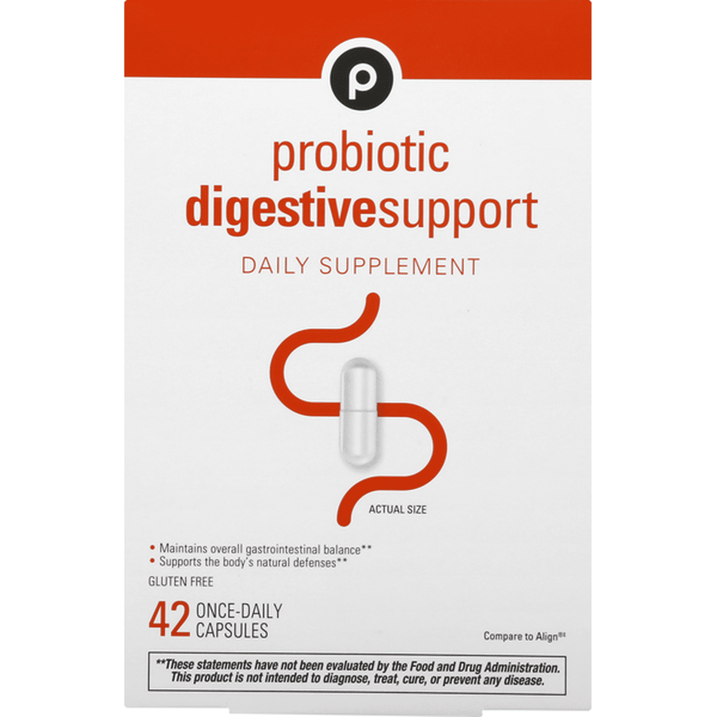 Publix Digestive Support Probiotic Capsules