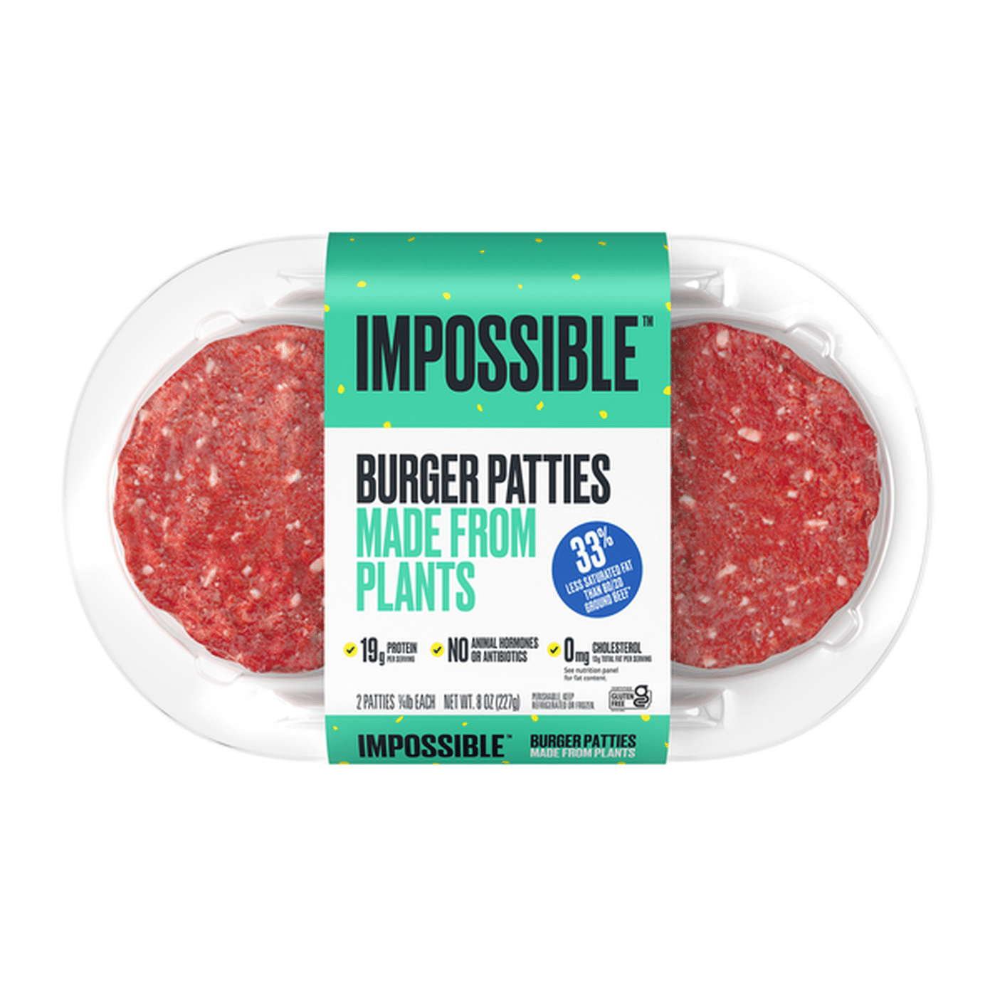 Impossible Burger Patties Made From Plants 2 Ct Delivery Or Pickup Near Me Instacart 