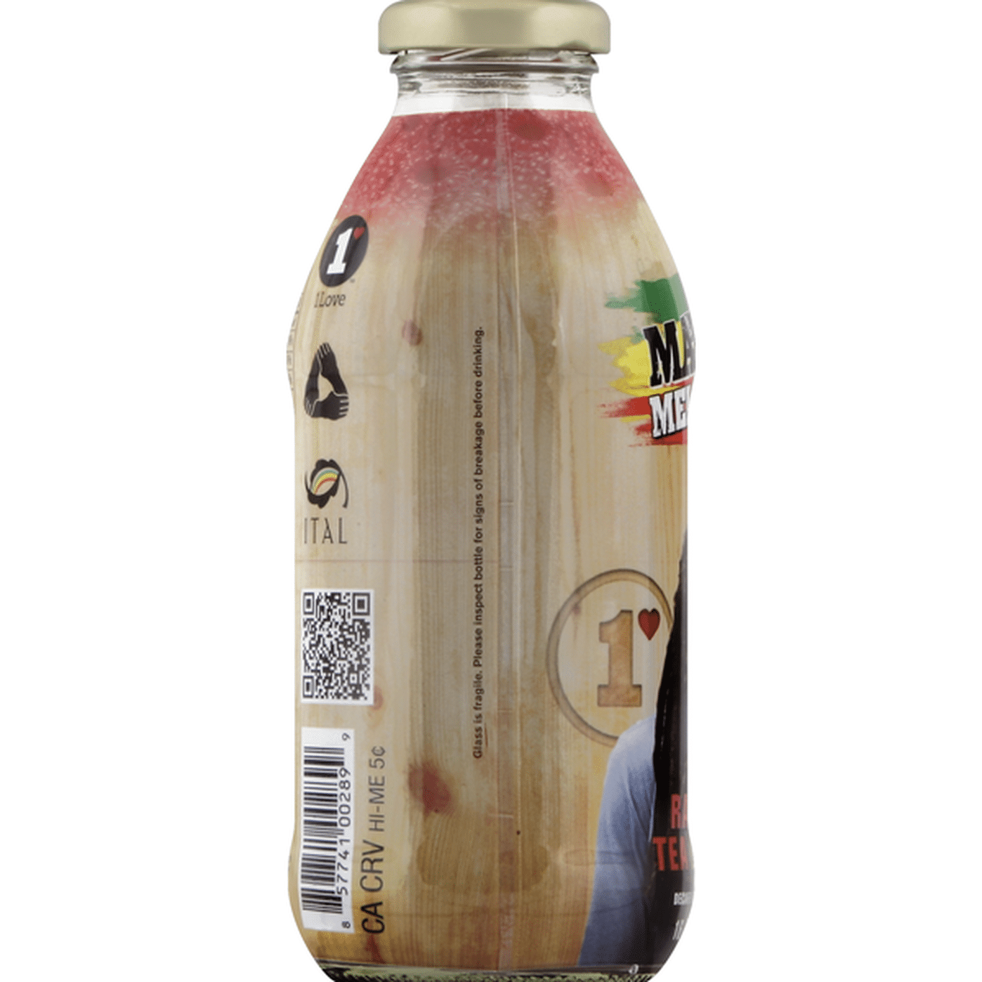 Marley's Relaxation Drink, Decaffeinated, Raspberry Tea Lemonade (16 fl ...