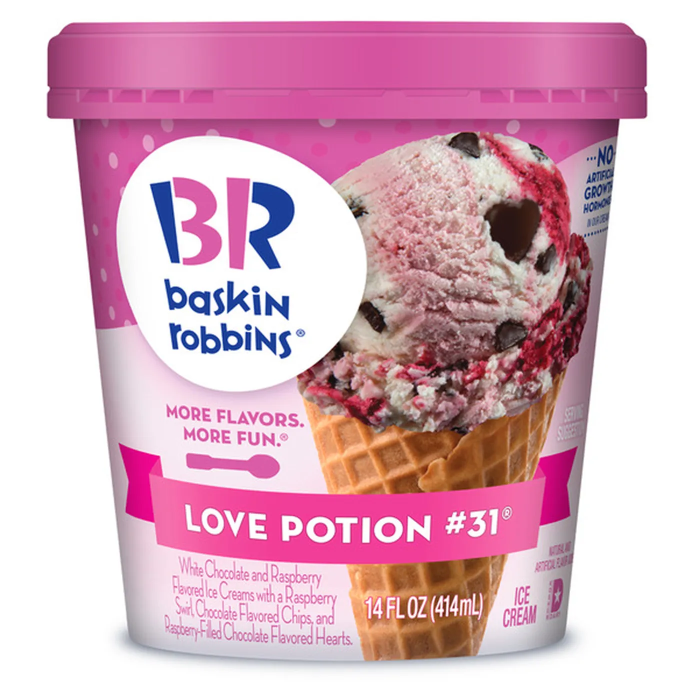 Baskin Robbins Ice Cream Love Potion 31 (14 fl oz) Delivery or Pickup 