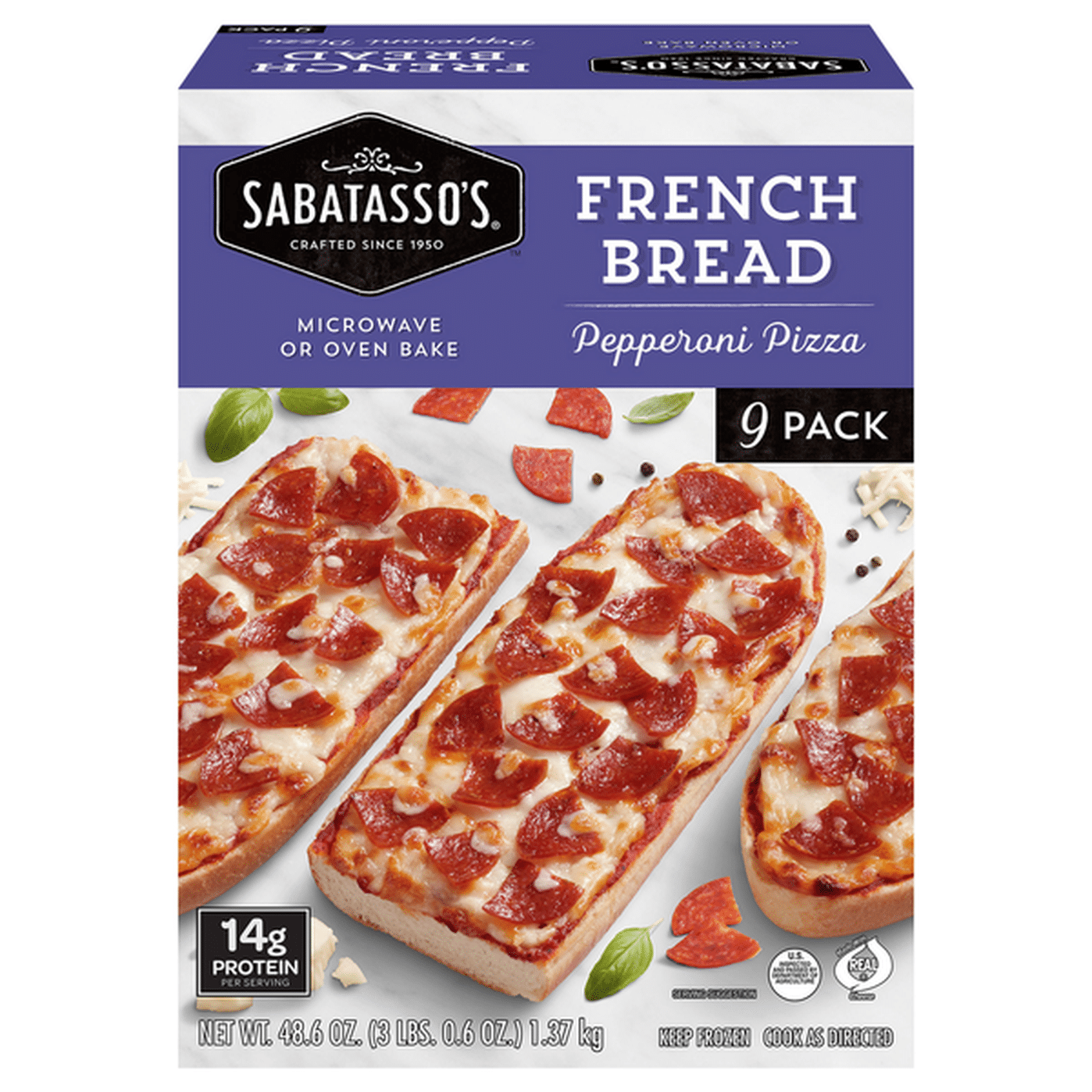 Sabatasso's Pizzeria French Bread Pepperoni Pizza (5.4 oz) Delivery or