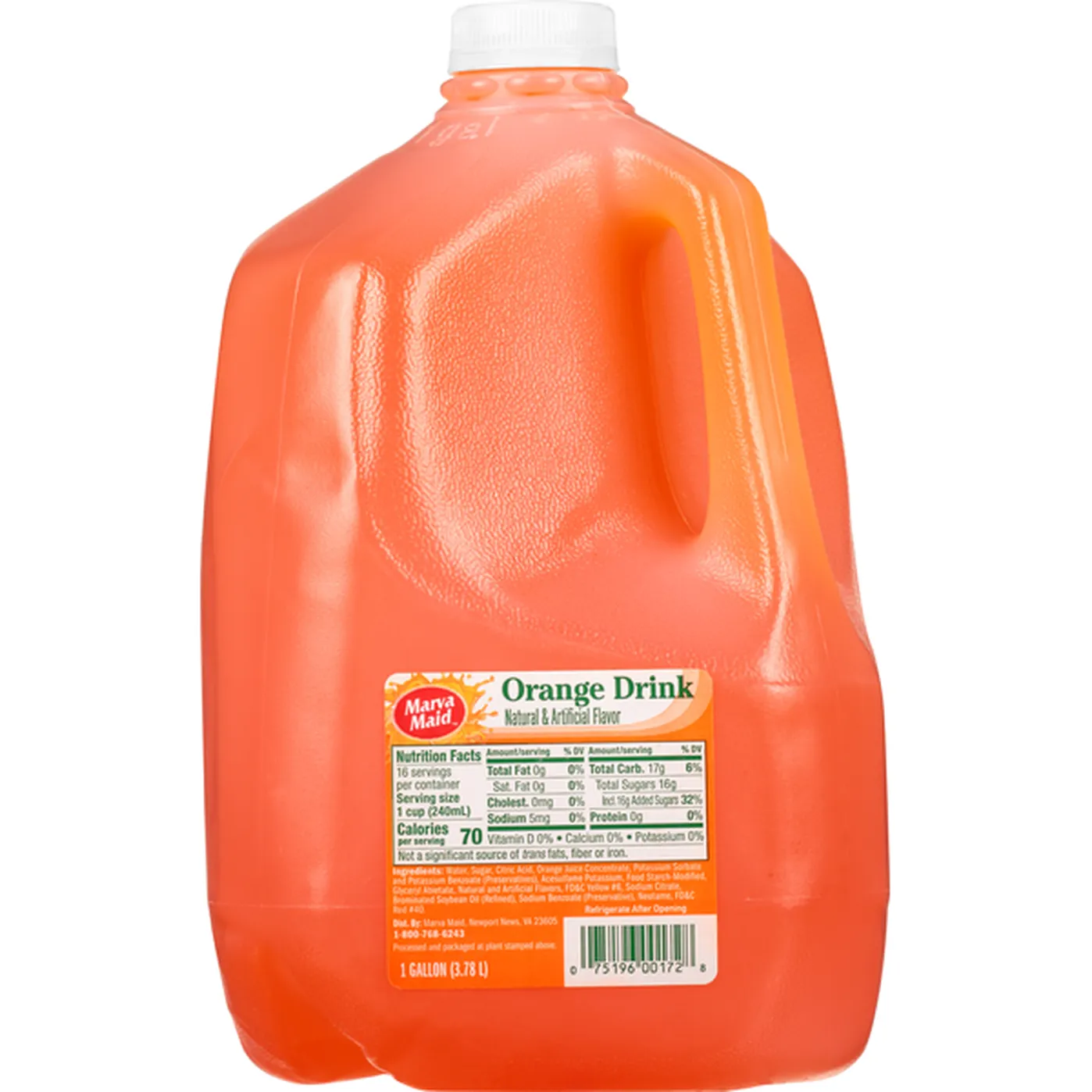 Marva Maid Orange Drink (1 gal) Delivery or Pickup Near Me - Instacart