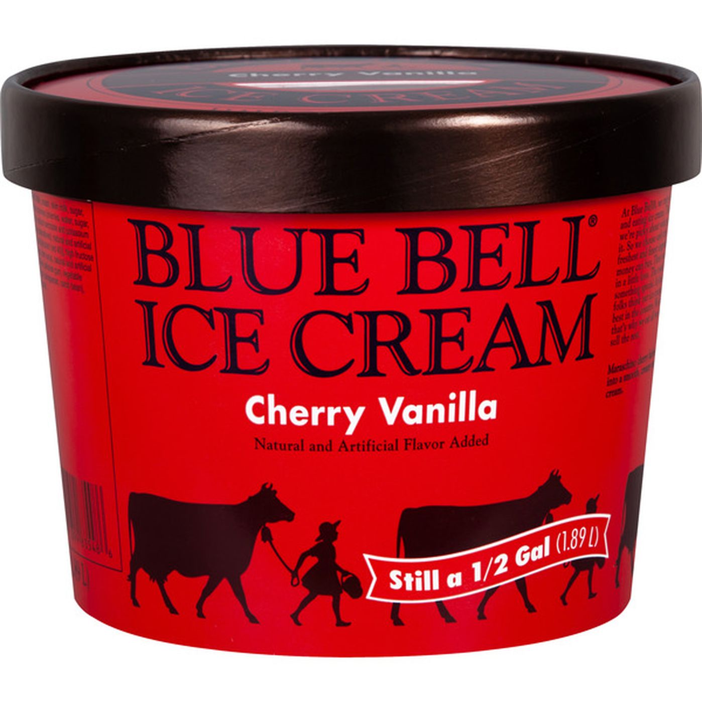 Blue Bell Cherry Vanilla Ice Cream 05 Gal Delivery Or Pickup Near Me Instacart 8021