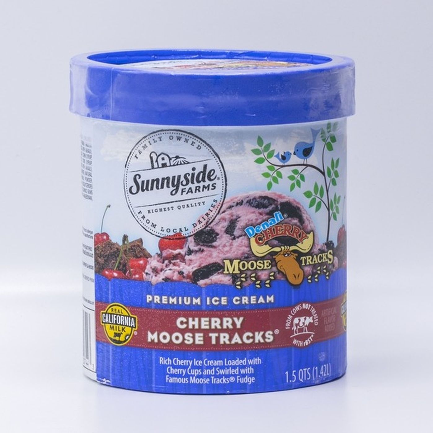 Sunnyside Farms Denali Cherry Moose Tracks Ice Cream 48 Fl Oz Delivery Or Pickup Near Me