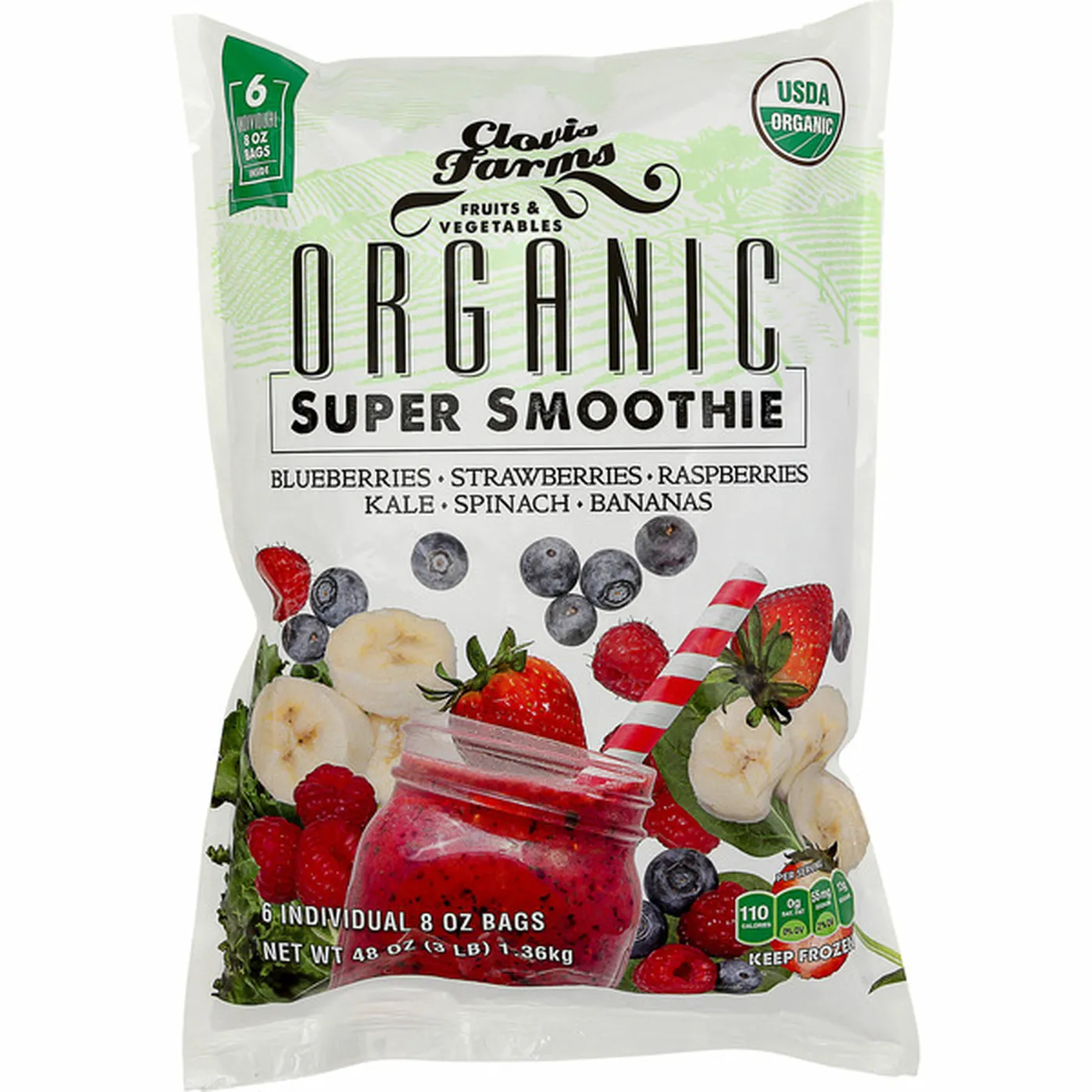 Clovis Farms Organic Smoothie Blend (8 oz) Delivery or Pickup Near Me