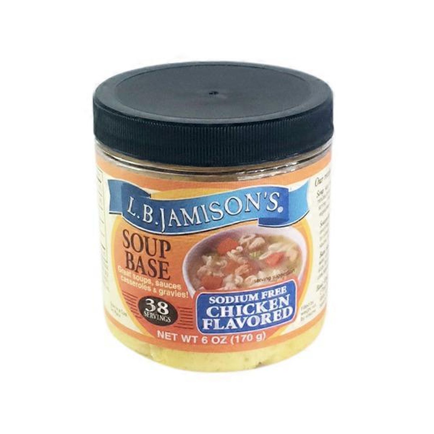 L B Jamison S Sodium Free Chicken Flavored Soup Base 6 Oz Delivery Or Pickup Near Me Instacart