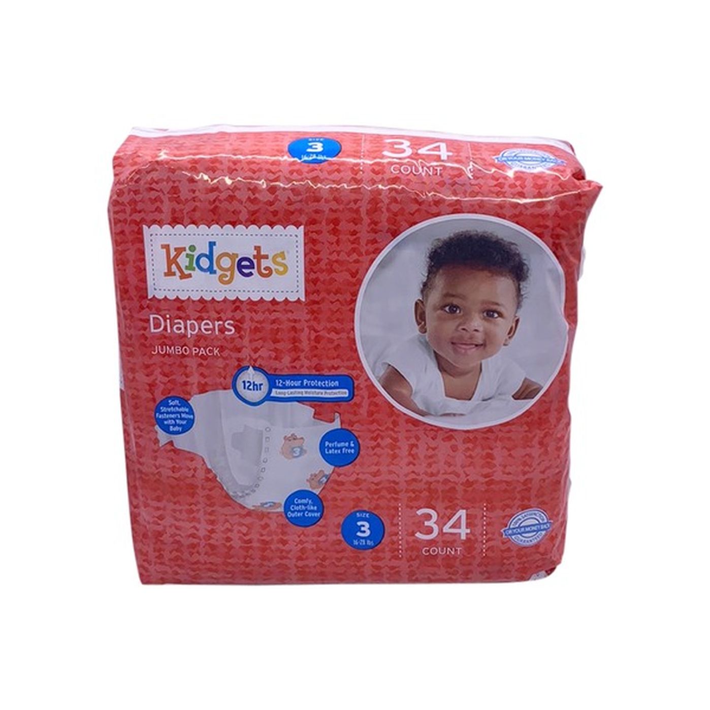 Kidgets Size-3 Diapers (34 ct) Delivery or Pickup Near Me - Instacart