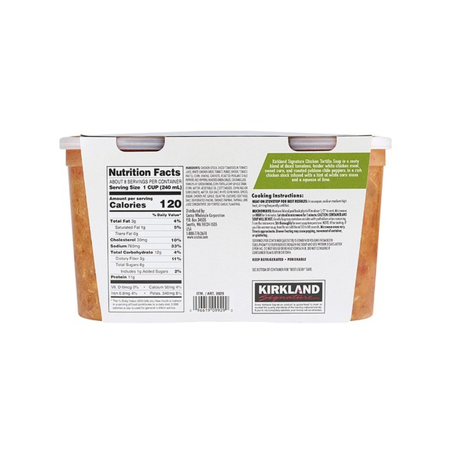 Kirkland Signature Chicken Tortilla Soup, 2 x 32 oz (32 oz) Delivery or