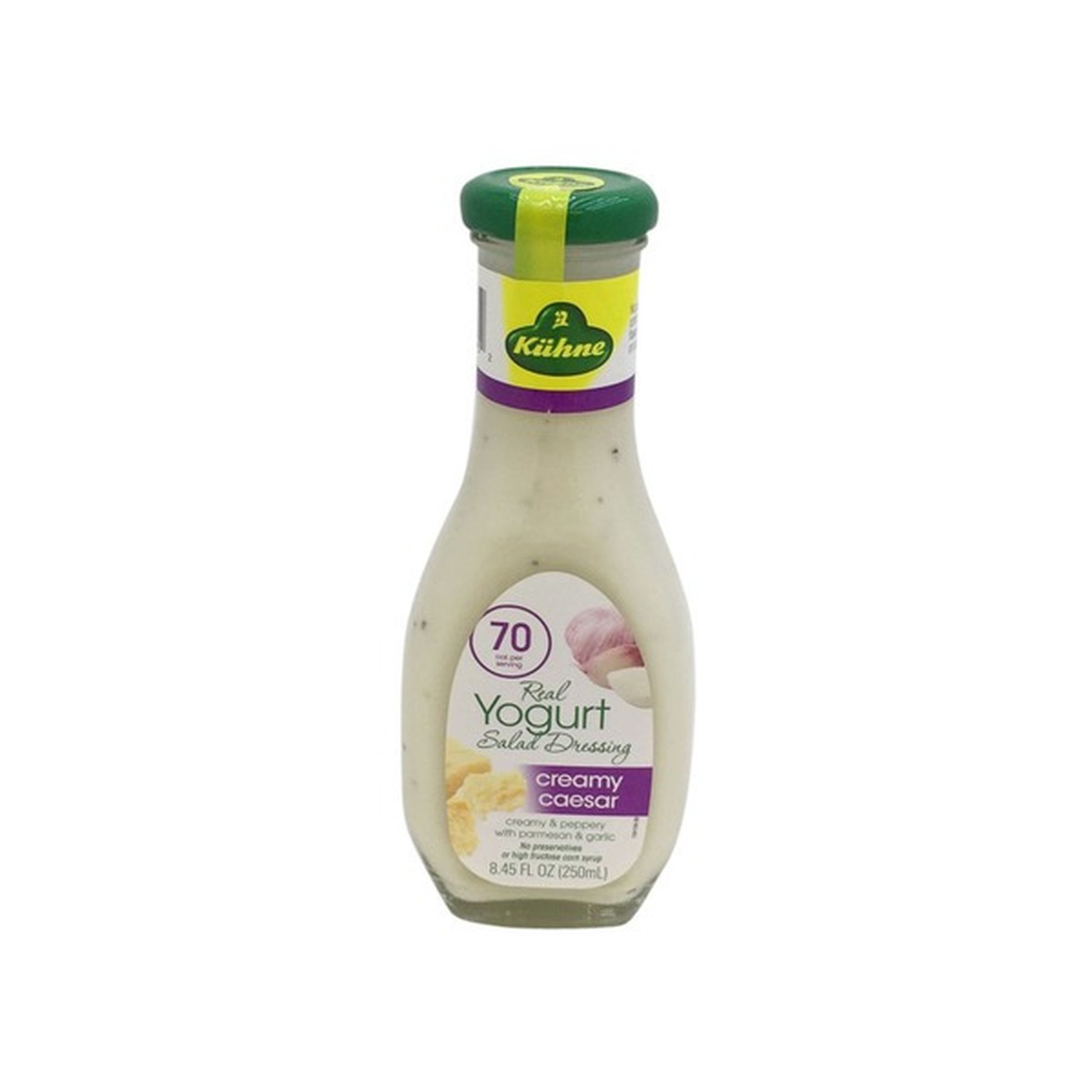 Kühne Salad Dressing, Creamy Caesar, Real Yogurt (8.45 fl oz) Delivery ...