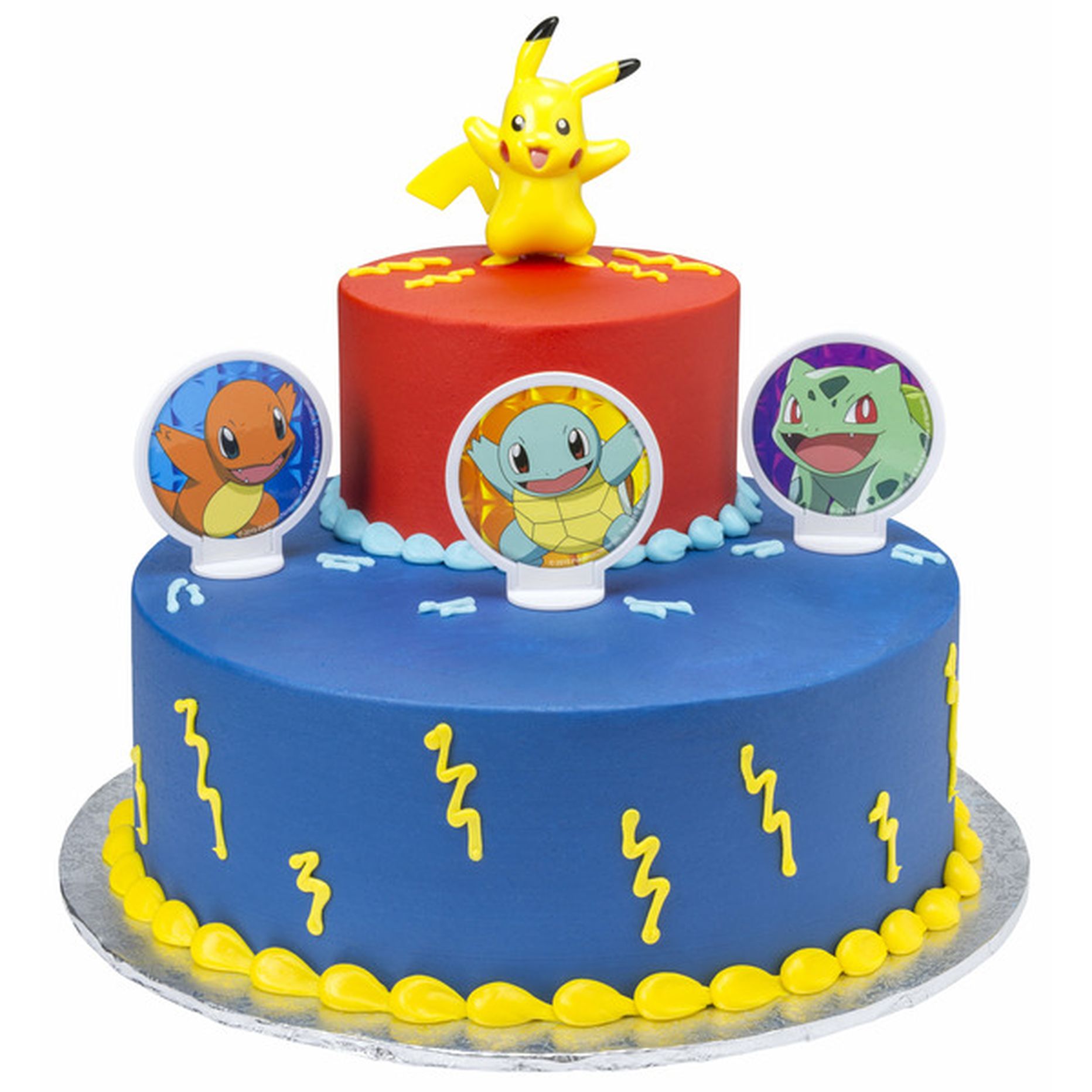 Freshness Guaranteed Pokemon Light Up Pikachu Two Tier Cake (each) Delivery  or Pickup Near Me - Instacart