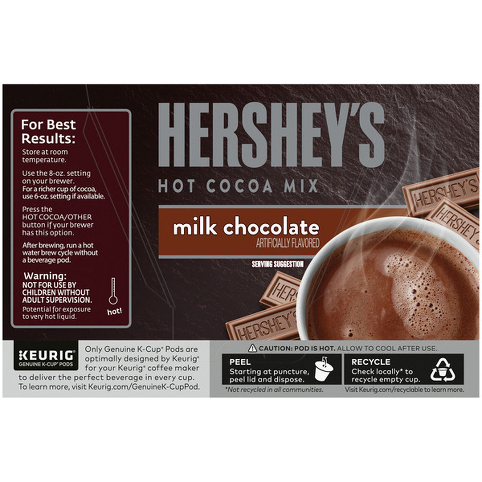 Hershey S Milk Chocolate Hot Cocoa Mix K Cup® 10 Ct Delivery Or Pickup Near Me Instacart