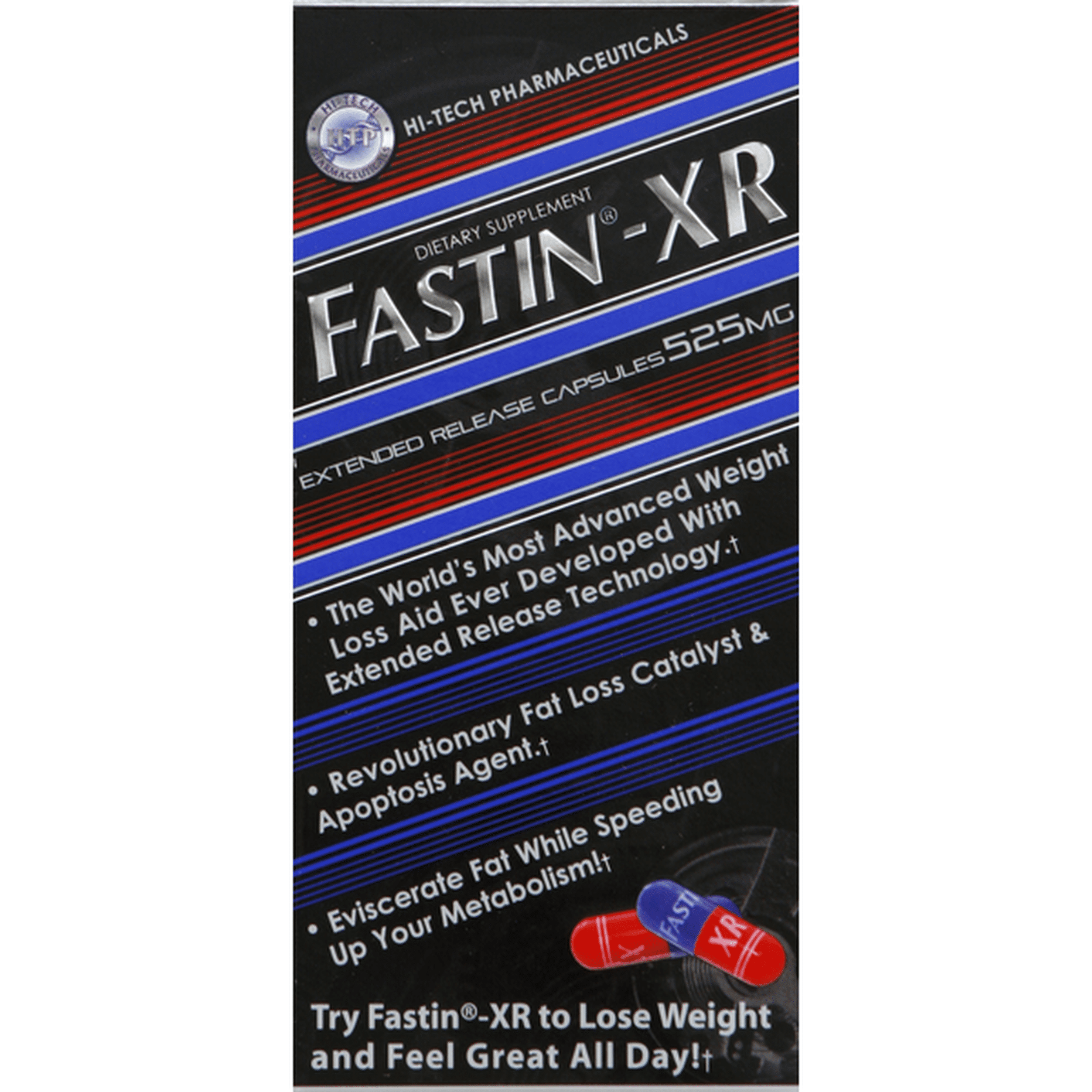 Hi Tech Fastin-XR, 525 mg, Extended Release Capsules (45 each) Delivery or  Pickup Near Me - Instacart