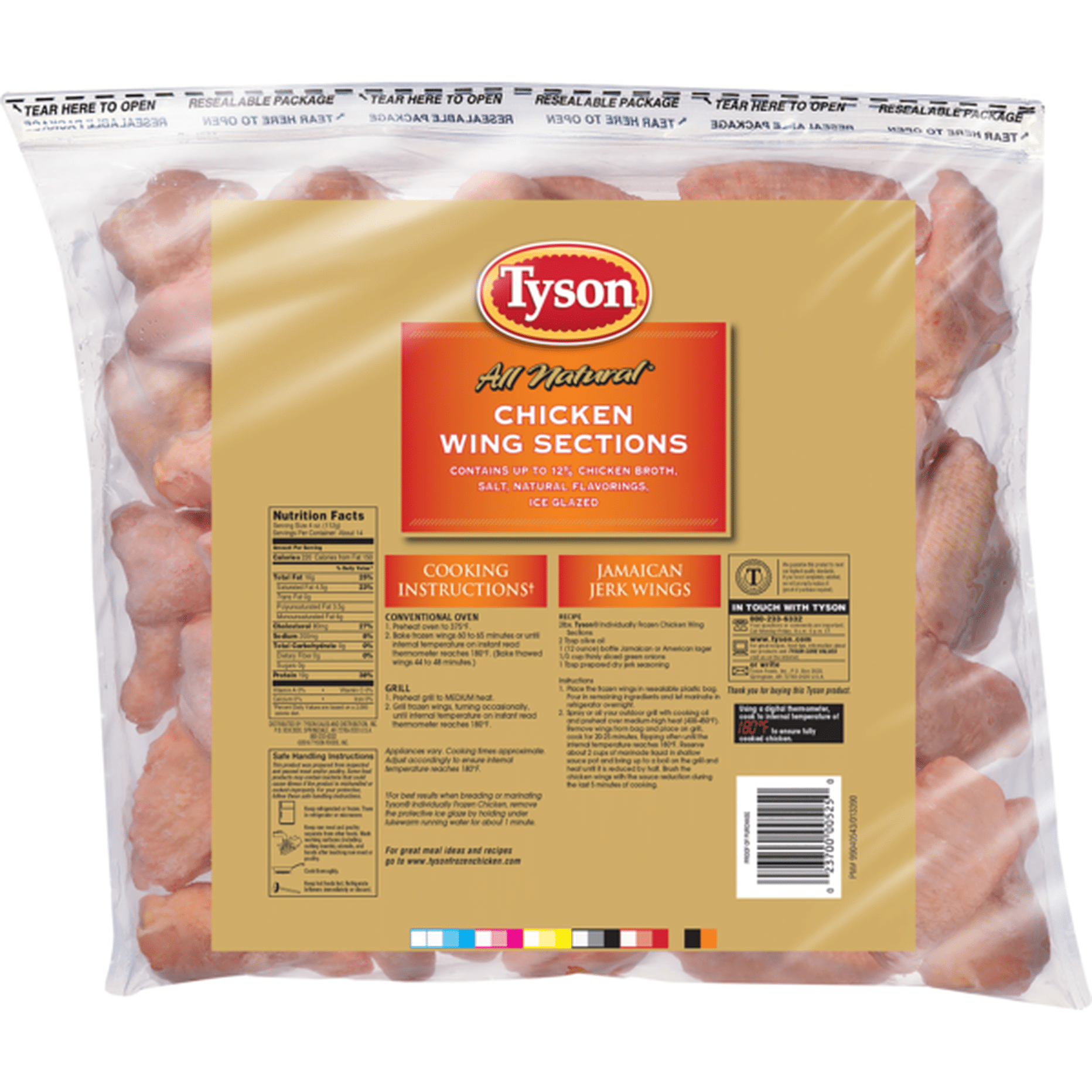 Tyson Chicken Wings (5 lb) Delivery or Pickup Near Me - Instacart