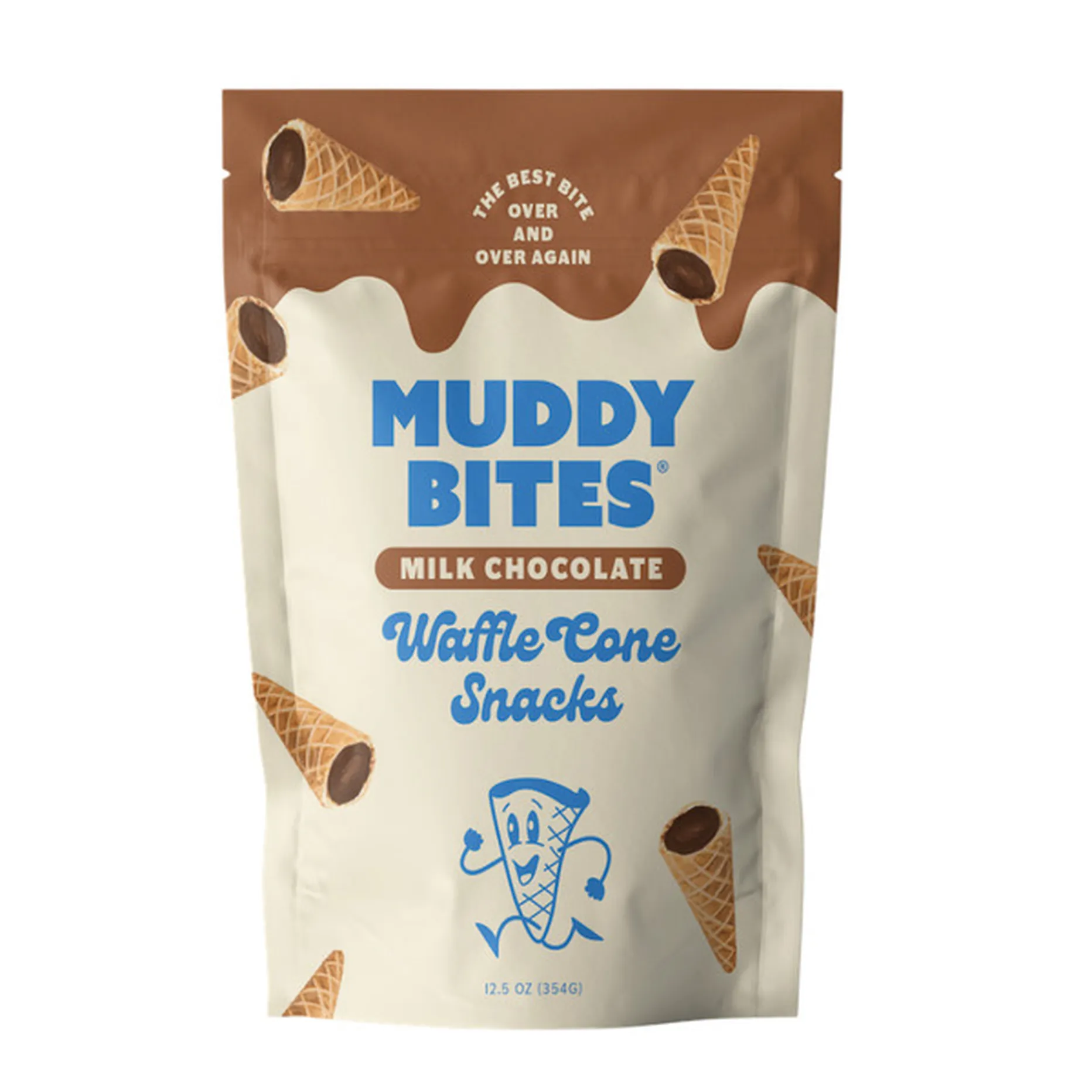 Muddy Bites Waffle Cone Snacks Milk Chocolate Waffle Cone Snacks (12.5 oz)  Delivery or Pickup Near Me - Instacart