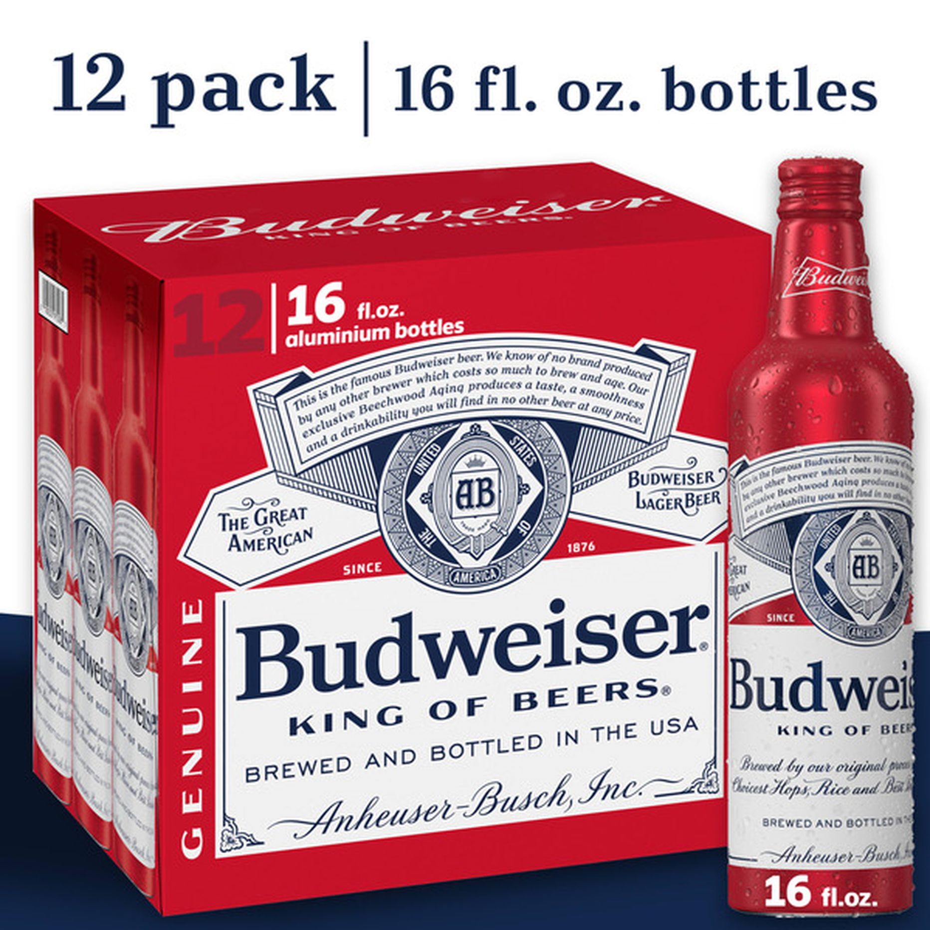 Budweiser Bud Light Aluminum Bottles (16 fl oz) Delivery or Pickup Near ...