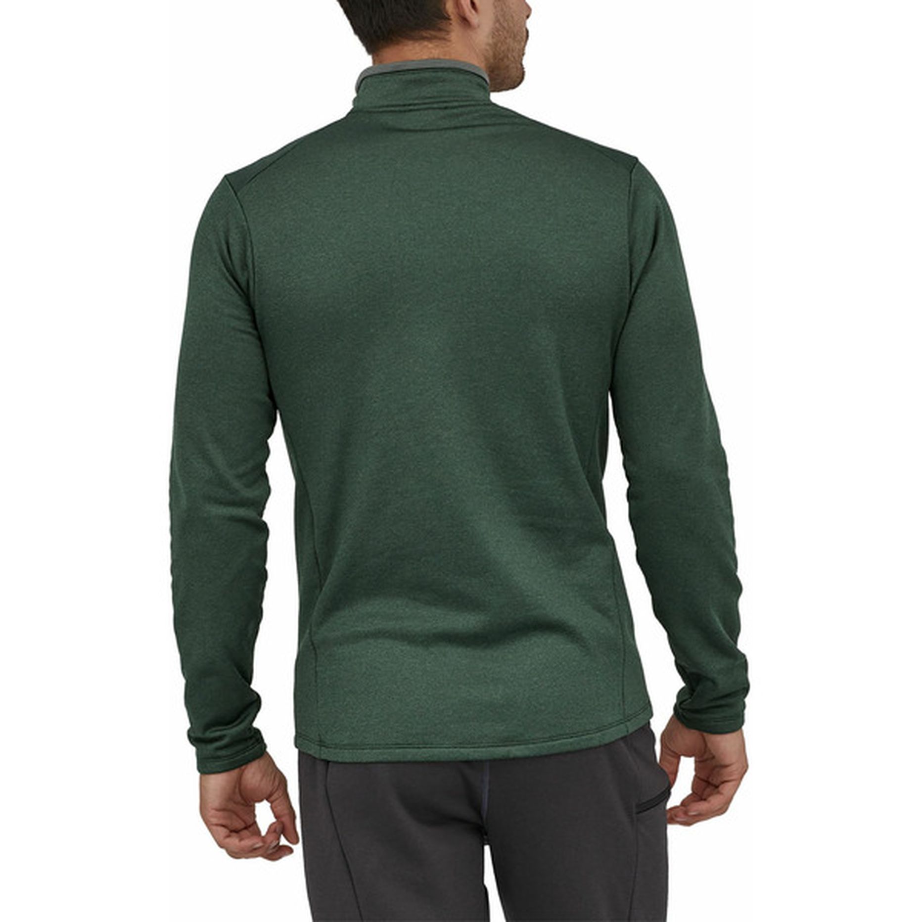 Patagonia Men's R1 Daily Zip-Neck - Northern Green - Pinyon Green X-Dye ...