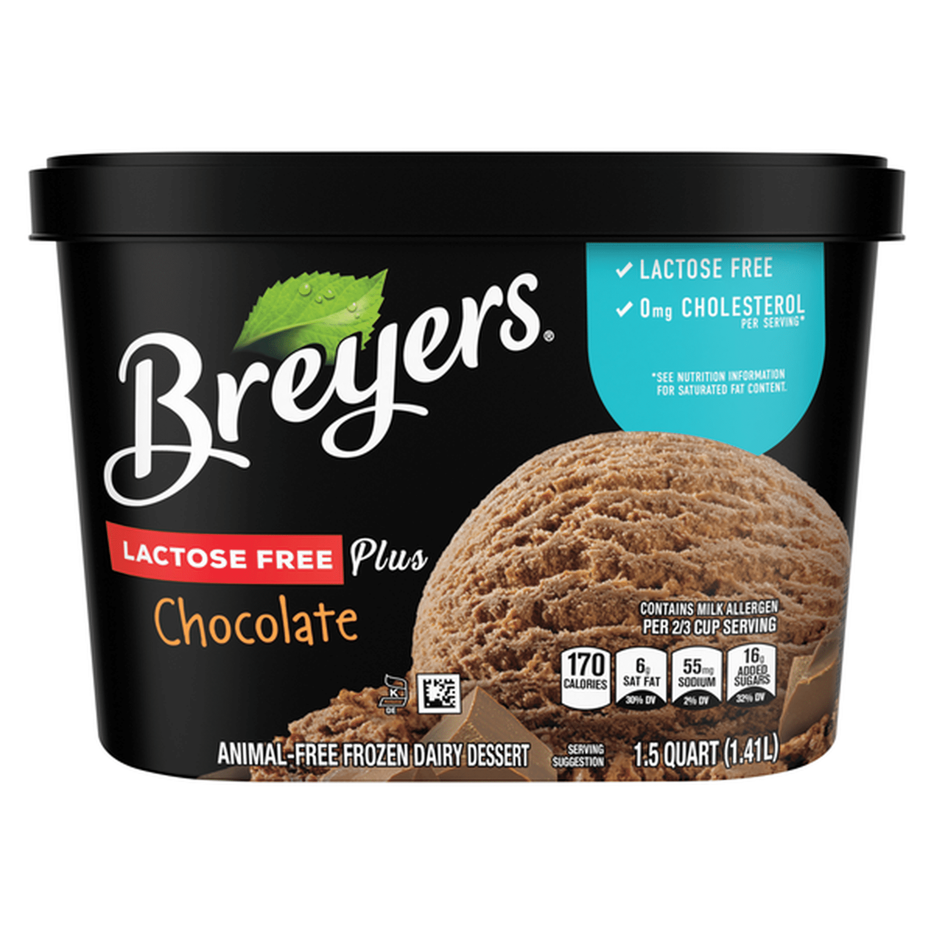 Breyers Light Ice Cream Lactose Free Chocolate