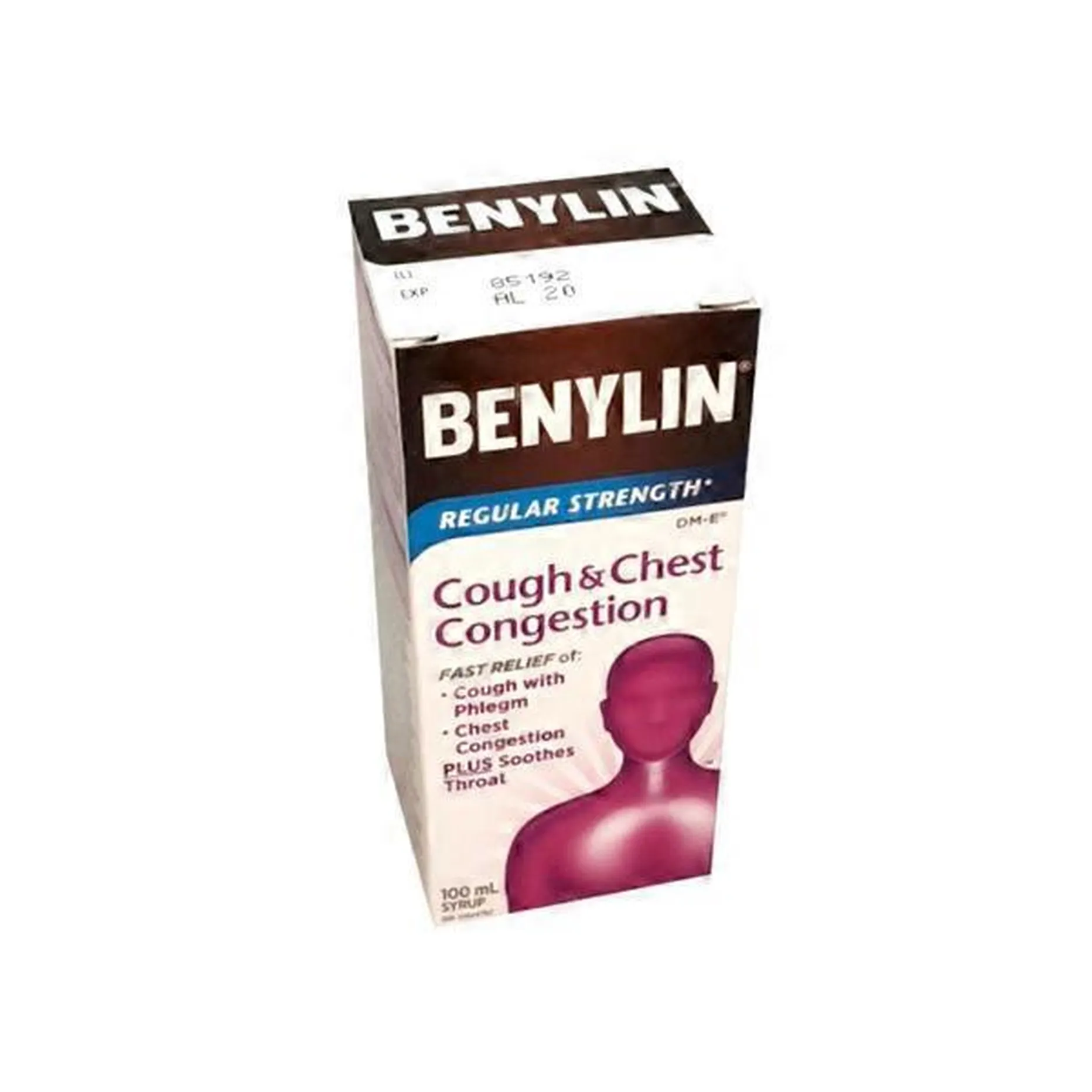 BENYLIN Dm E Regular Strength Cough and Chest Congestion Syrup (100 ml