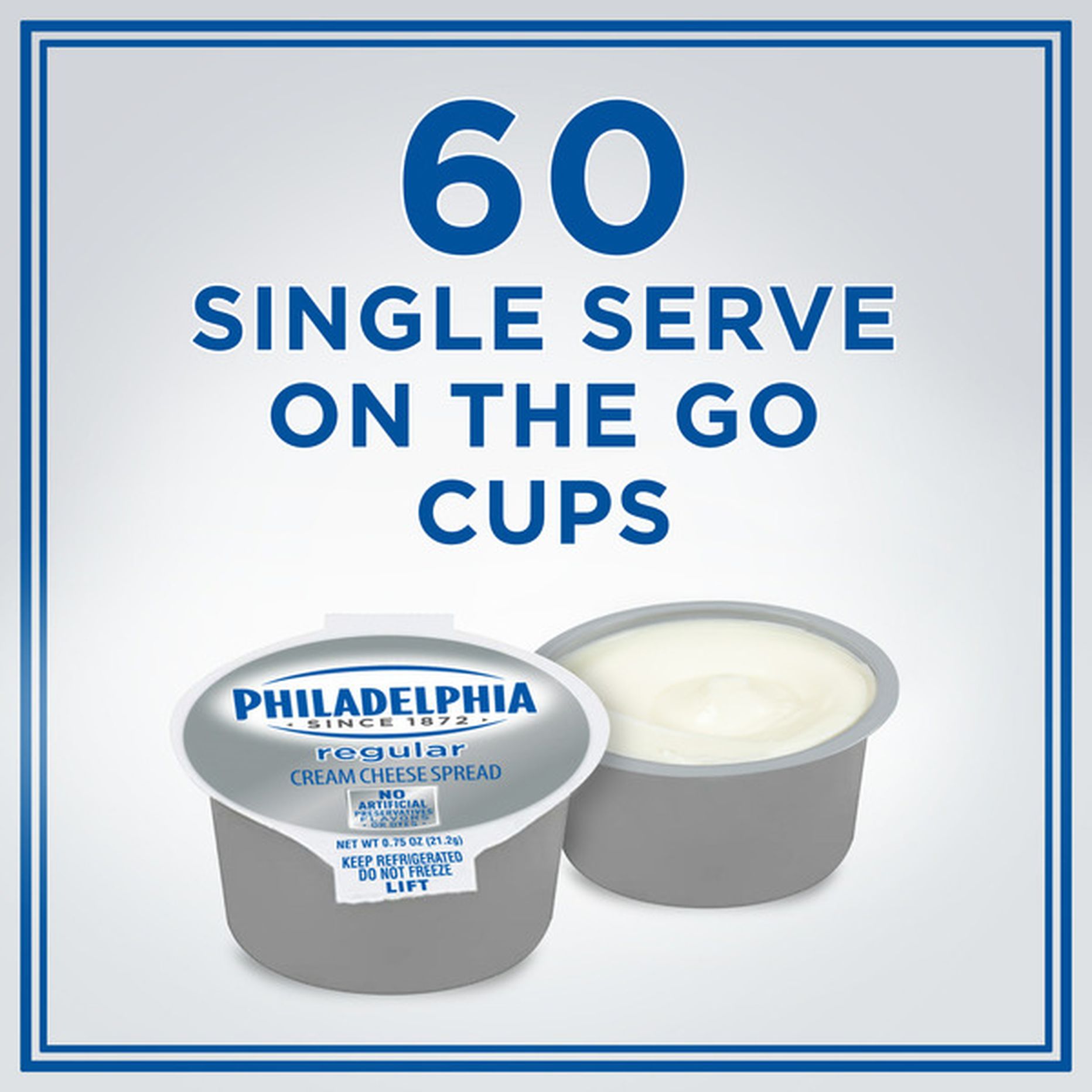 Philadelphia Original Single Serve Cream Cheese Spread (1 oz) Delivery