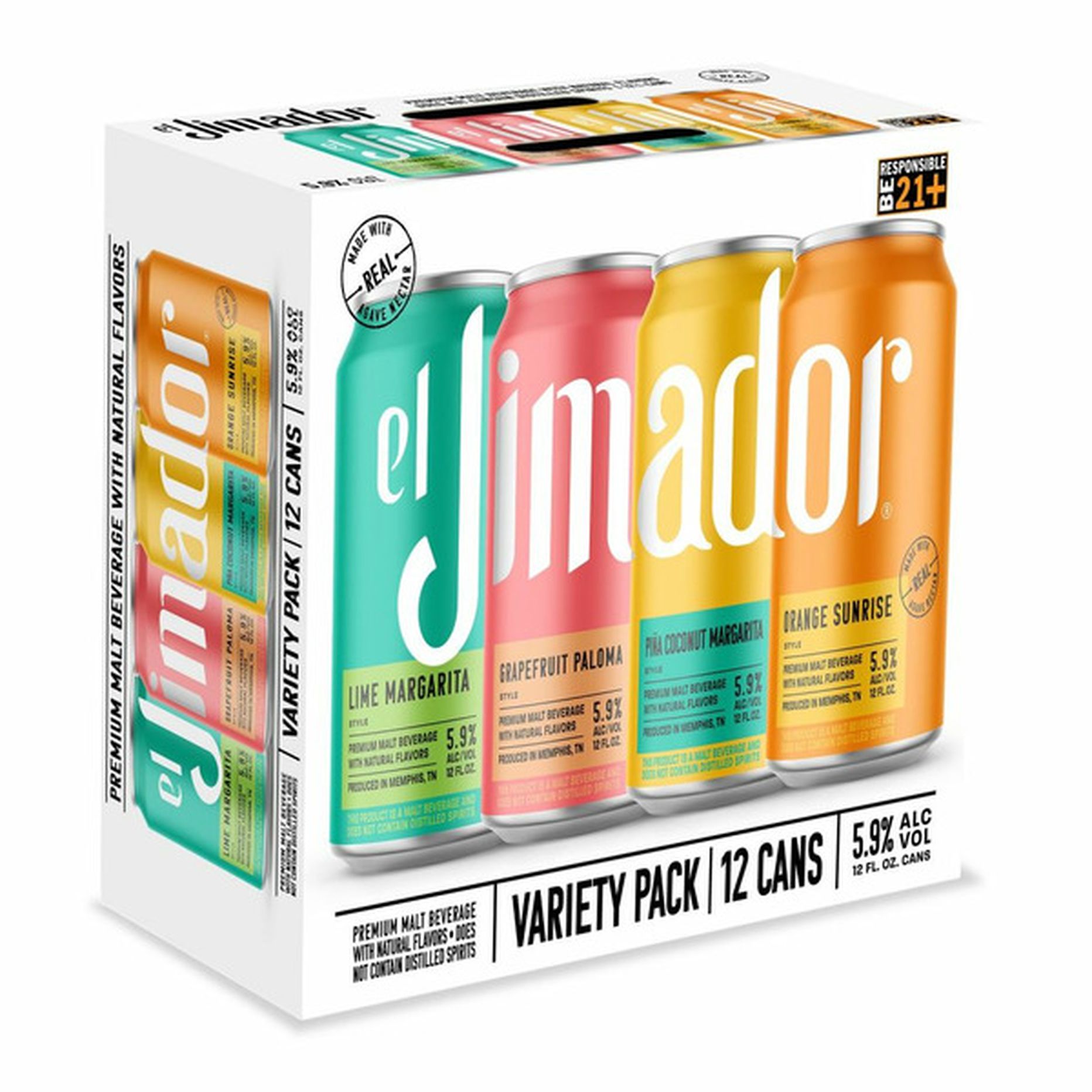 El Jimador Flavored Malt Variety Pack Flavored Malt Beverage (12 fl oz