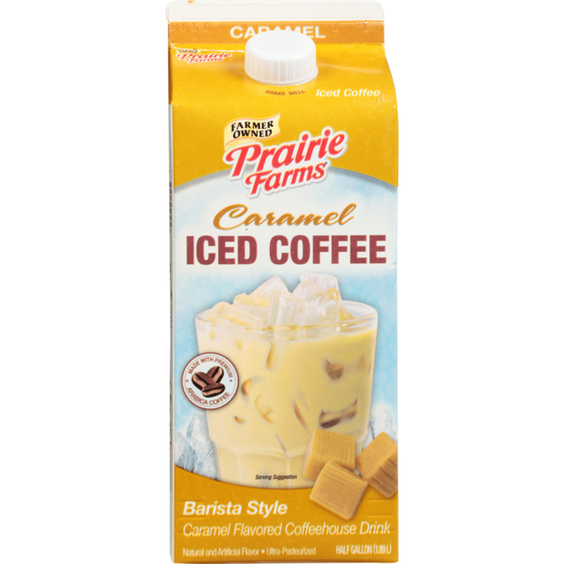 Prairie Farms Iced Coffee, Caramel, Barista Style (0.5 gal) Delivery or ...