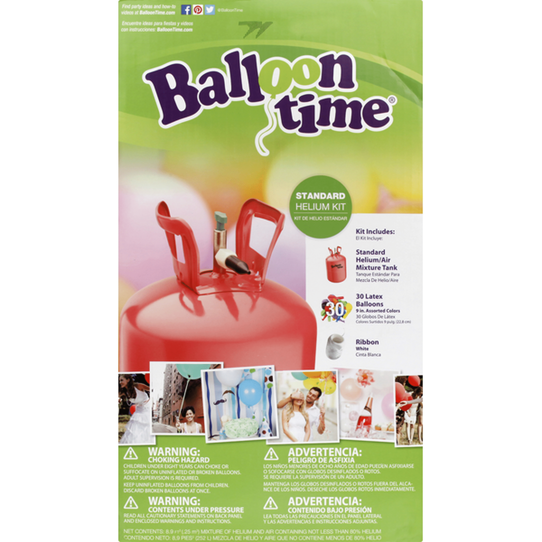 Balloon Time Helium Kit, Standard (1 each) Delivery or Pickup Near Me -  Instacart