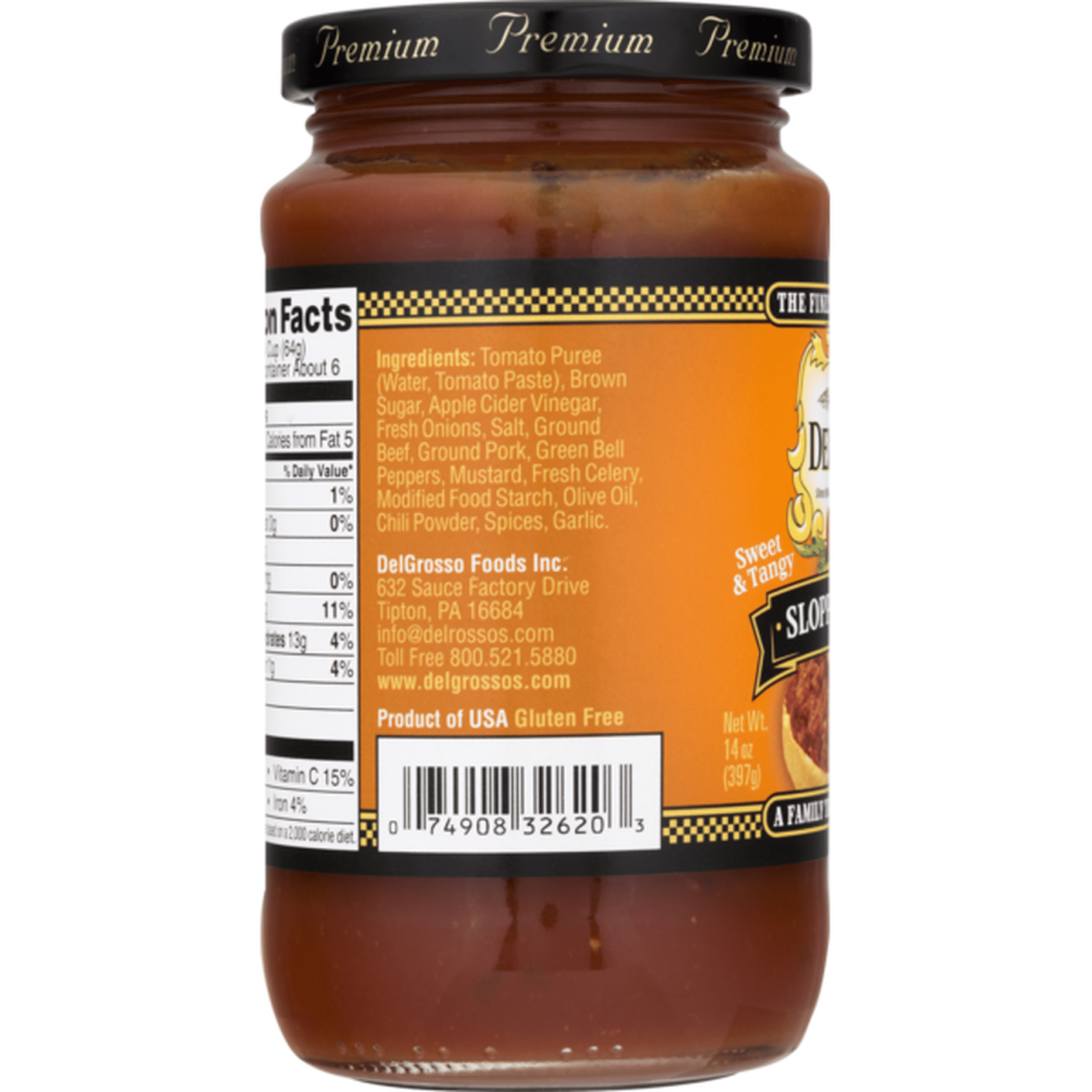 DelGrosso Sloppy Joe Sauce, Sweet & Tangy (14 oz) Delivery or Pickup 