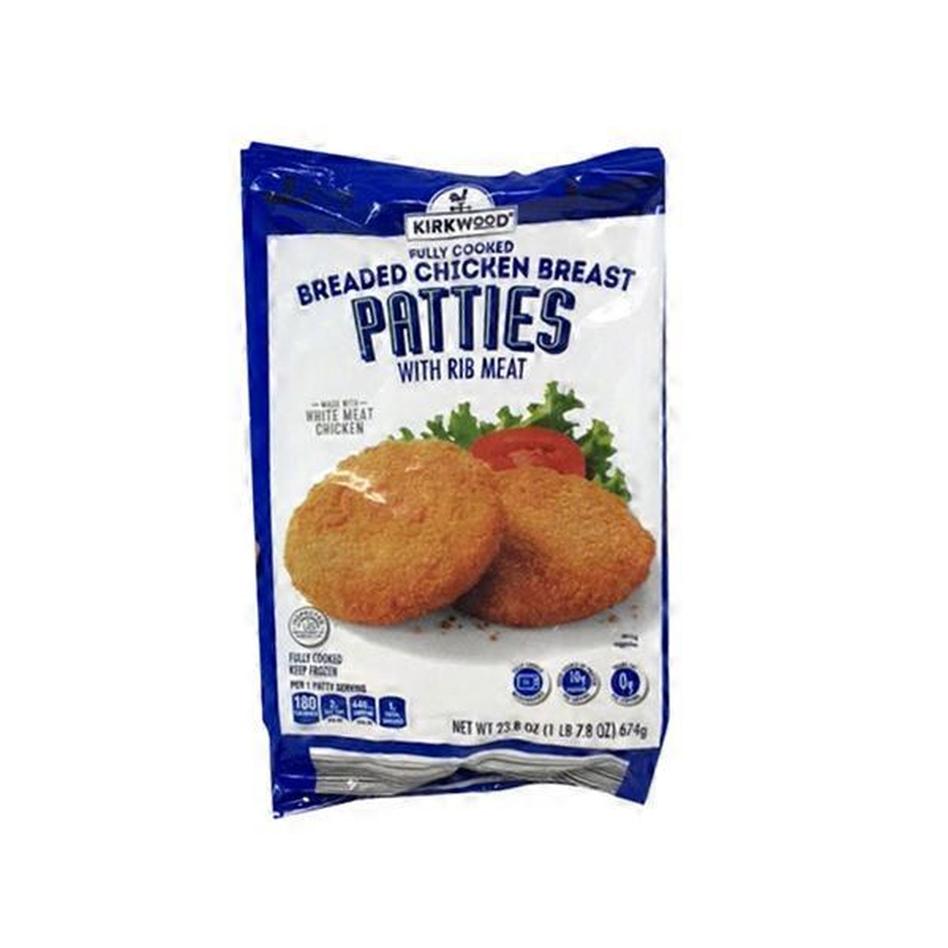 Kirkwood Breaded Chicken Breast Patties (23.8 oz) Delivery or Pickup