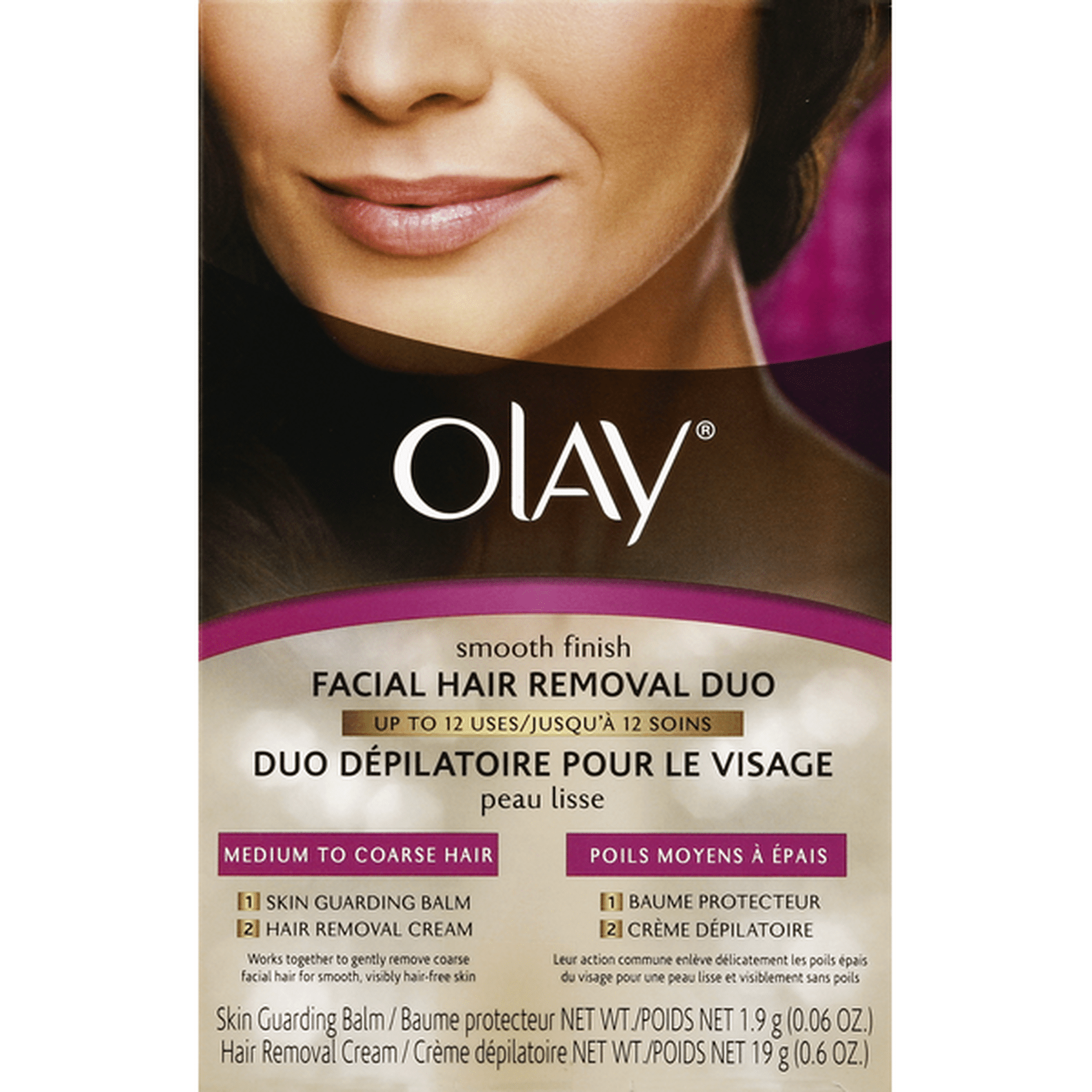 Olay facial sold hair remover duo