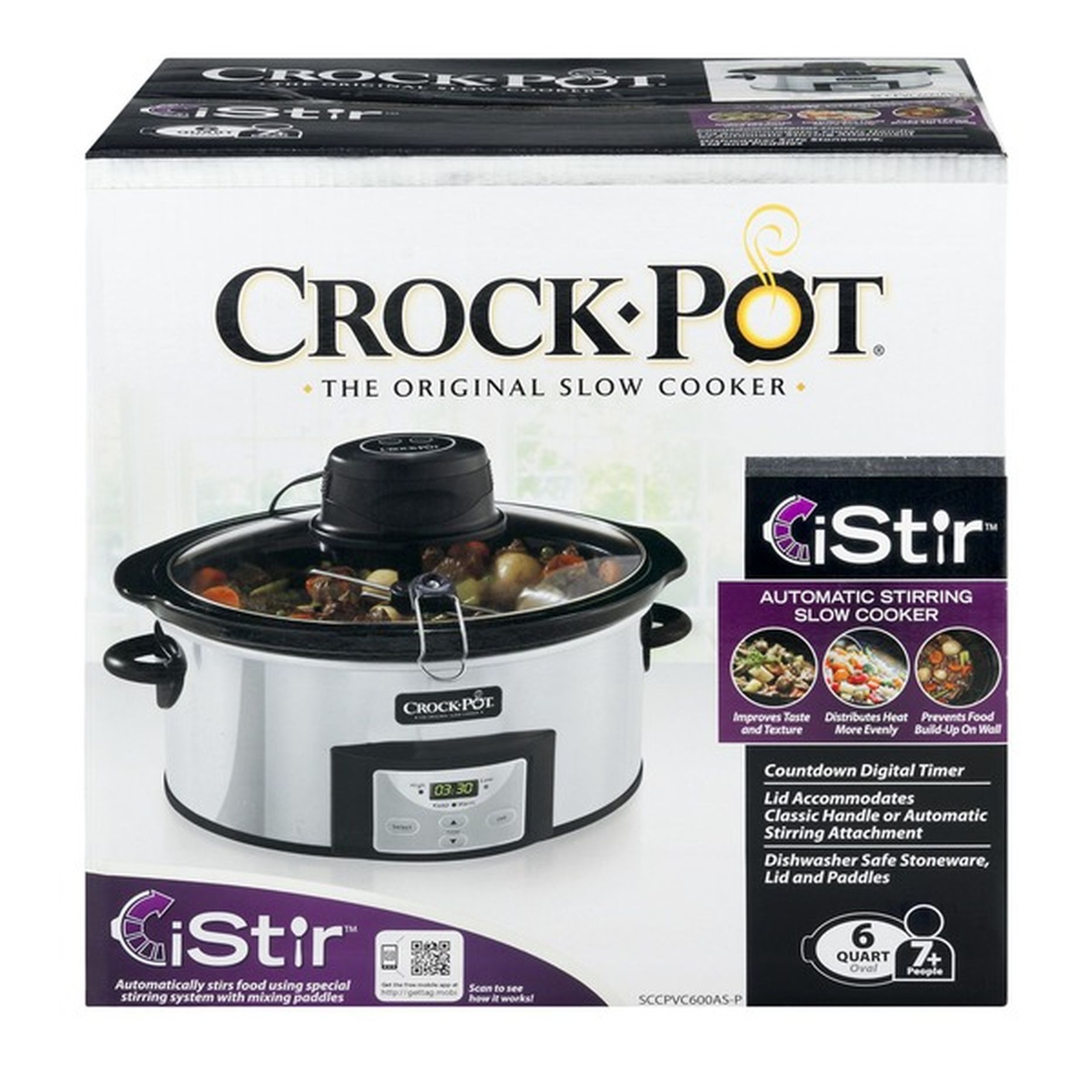 Crock-Pot Automatic Stirring popular Slow Cooker 6-Quart