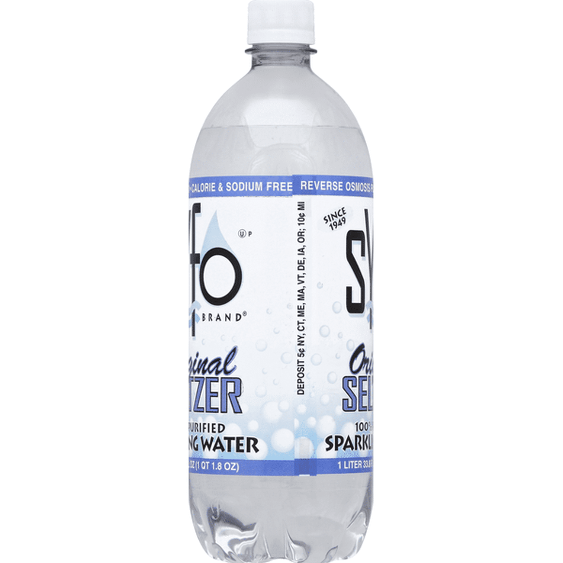 Syfo Sparkling Water, Original Seltzer (1 L) Delivery or Pickup Near Me 