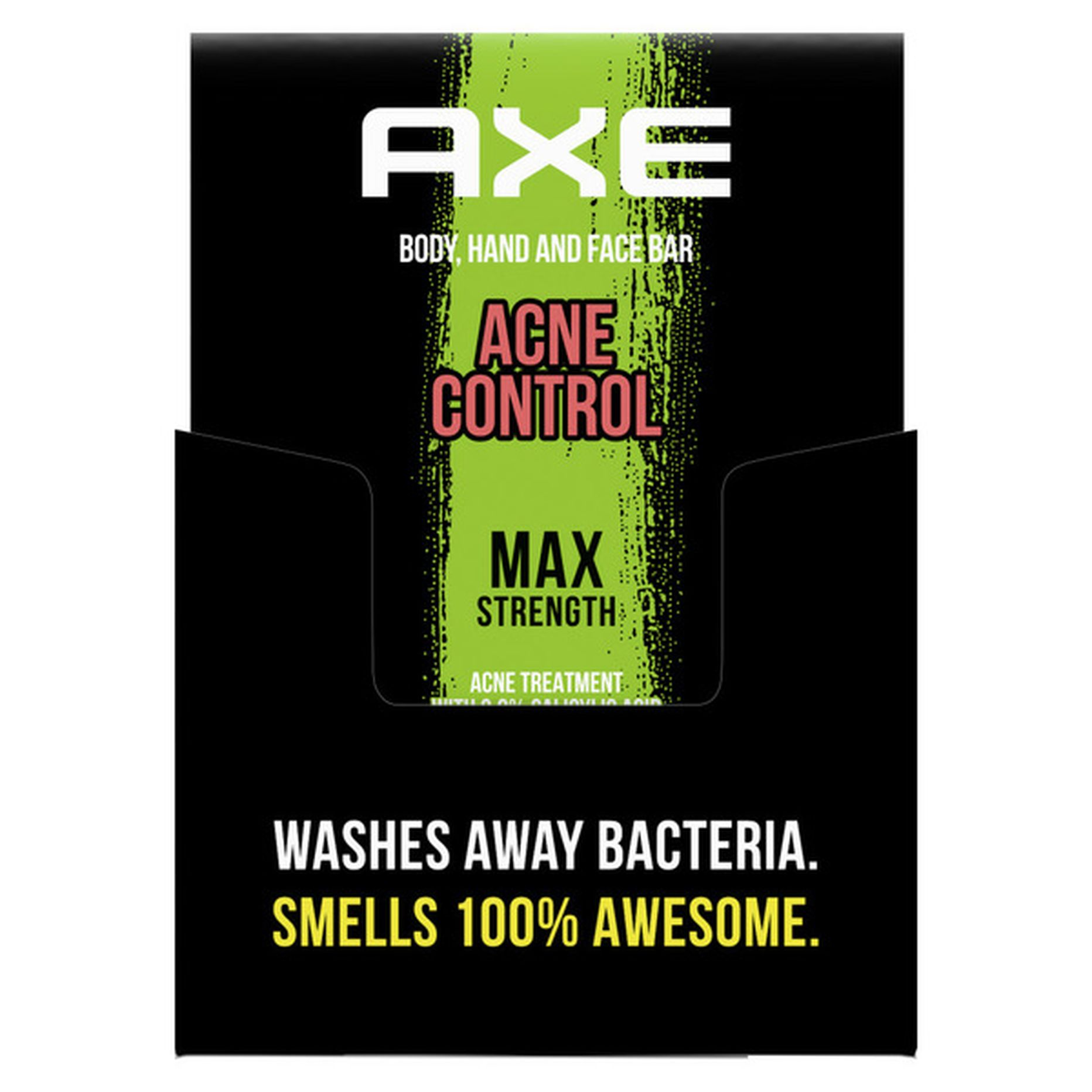 (12) Axe Body Hand & Face Soap Bar Acne good Control MAX Treatment 4.5oz Each