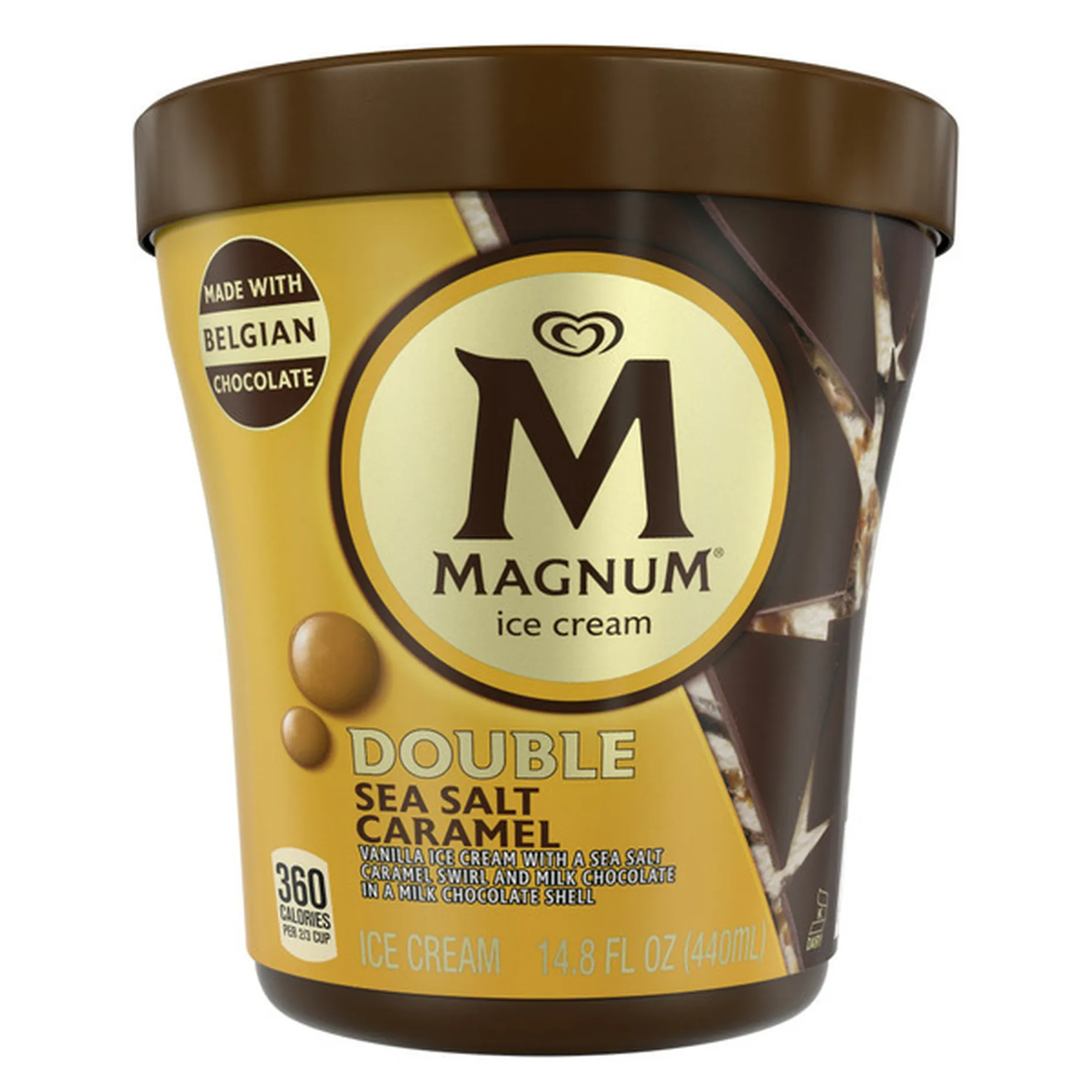 Magnum Ice Cream Tub Double Sea Salt Caramel (14.8 fl oz) Delivery or  Pickup Near Me - Instacart