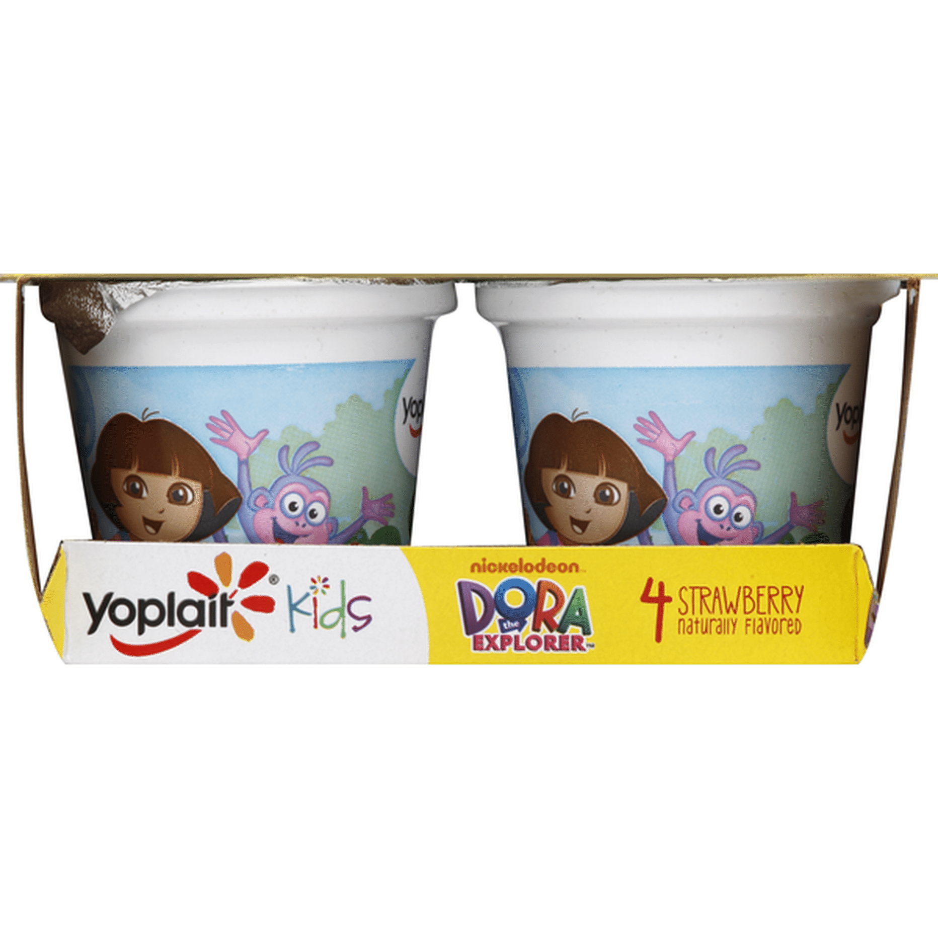 Yoplait Yogurt, Dora the Explorer, Low Fat, Strawberry (3 oz) Delivery or  Pickup Near Me - Instacart