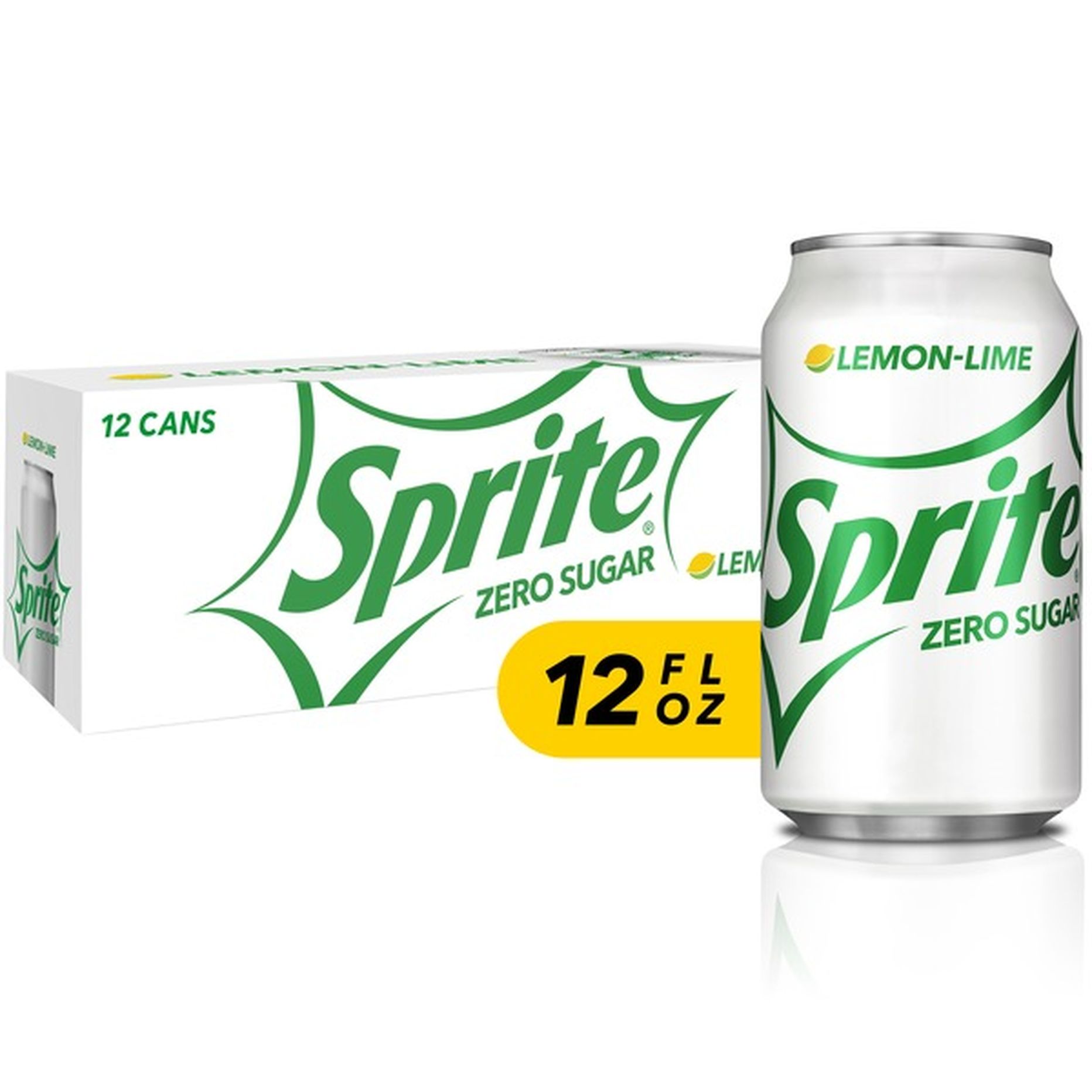 Sprite Sugar Lemon Lime Diet Soda Pop Soft Drink (12 fl oz) Delivery or ...