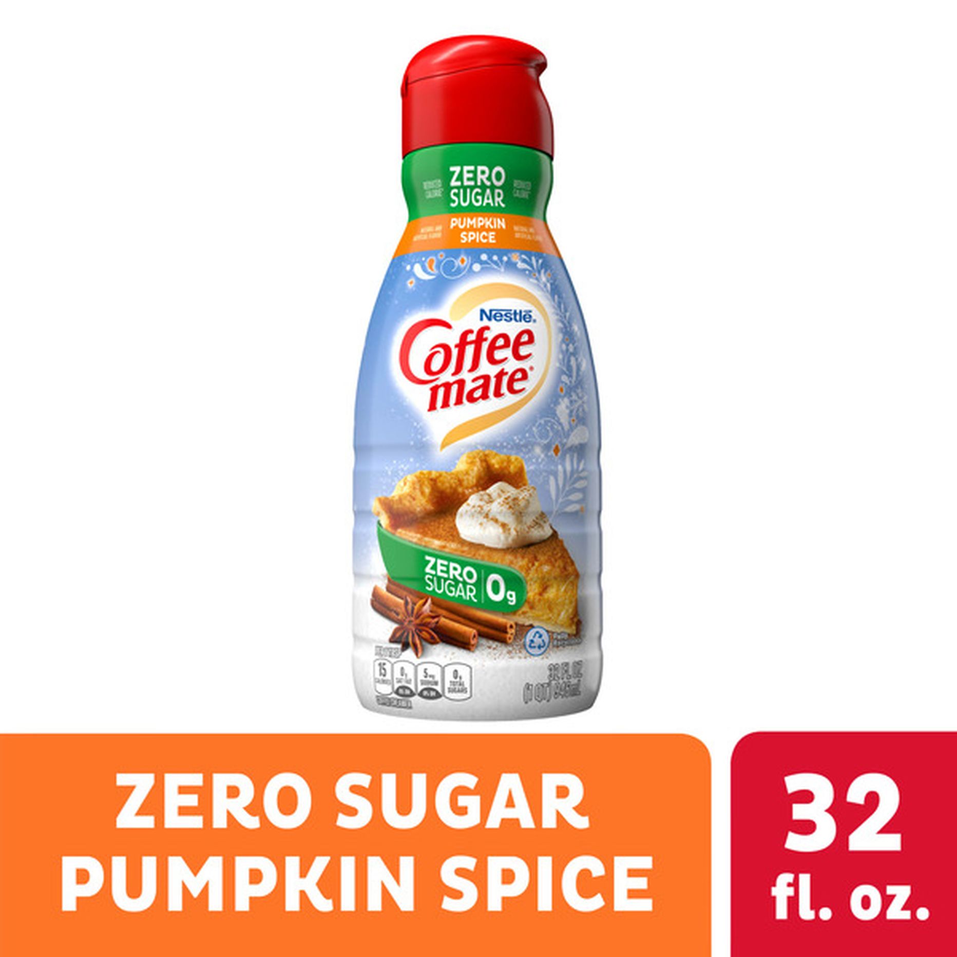 Coffee mate Zero Sugar Pumpkin Spice Coffee Creamer (32 oz) Delivery or