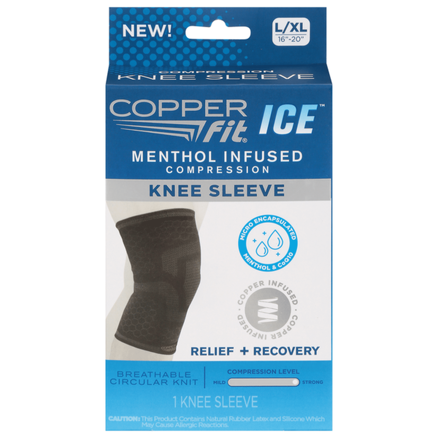 Copper Fit ICE Compression Knee Sleeve (1 each) Delivery or Pickup Near