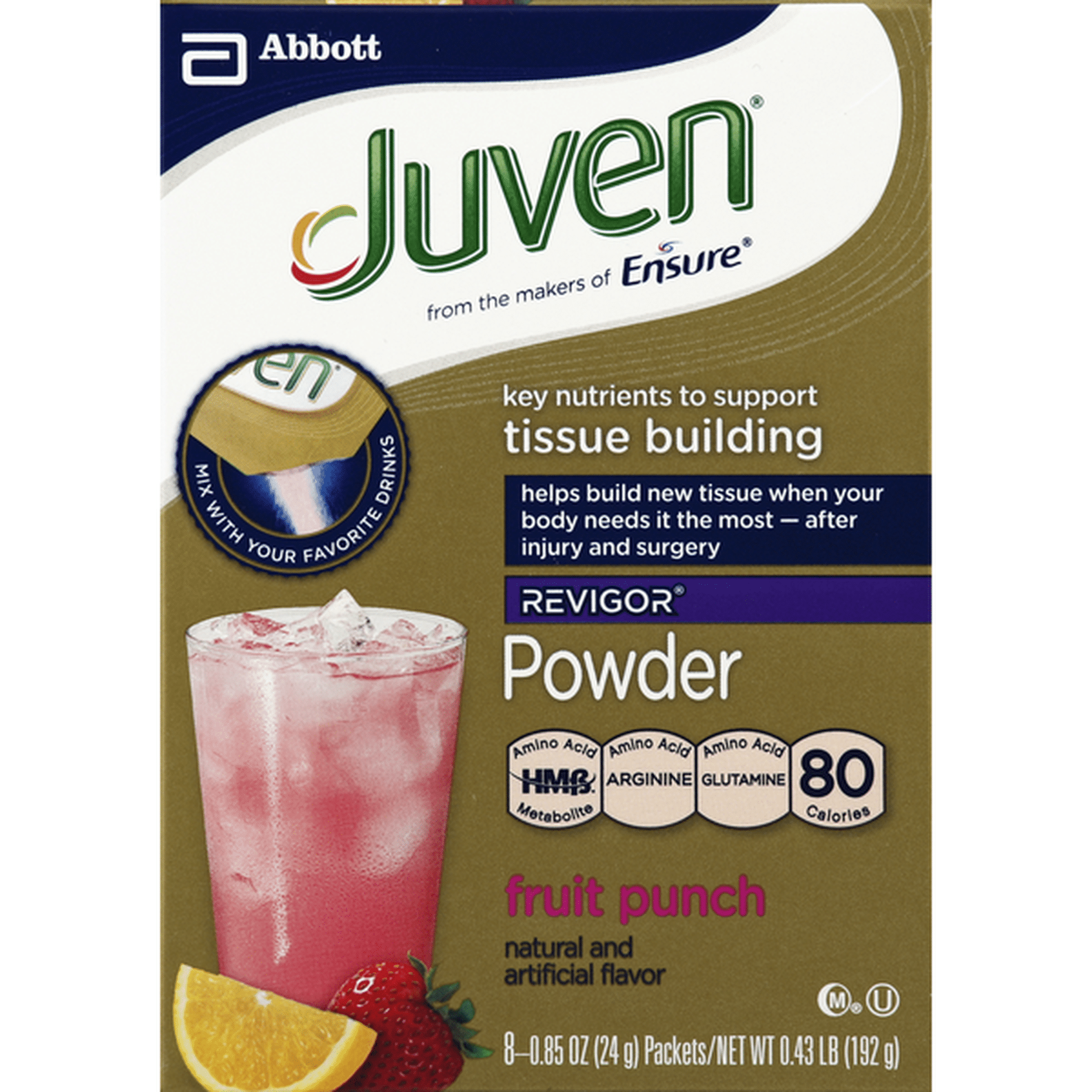 10 Juven/Ensure on sale Fruit punch flavored packets!