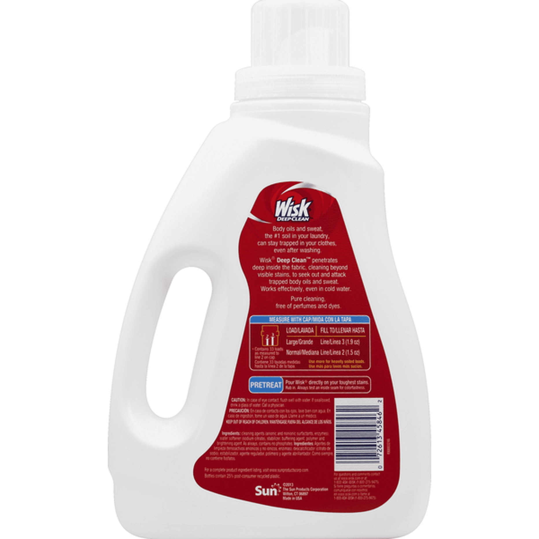 Wisk Deep deals Clean Original Laundry Detergent 33 Loads 50 Fl Oz